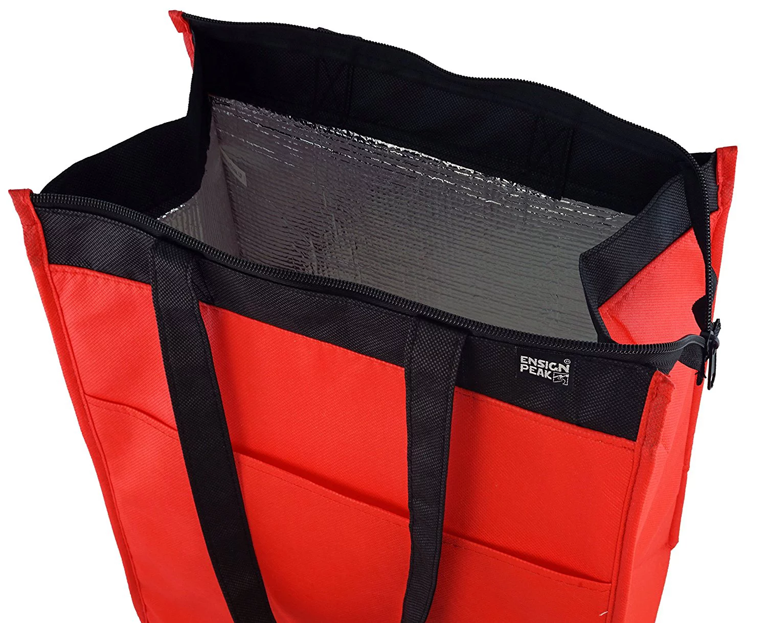 Large Insulated Zippered Hot & Cold Cooler Tote