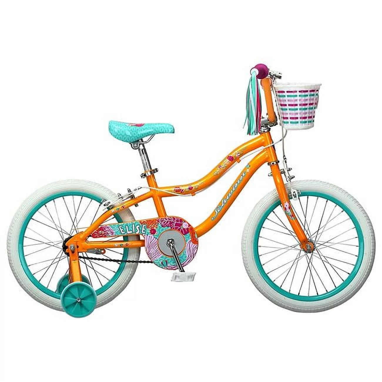 Schwinn S0809 18 in. Girls Elise Sidewalk Bicycle, Yellow