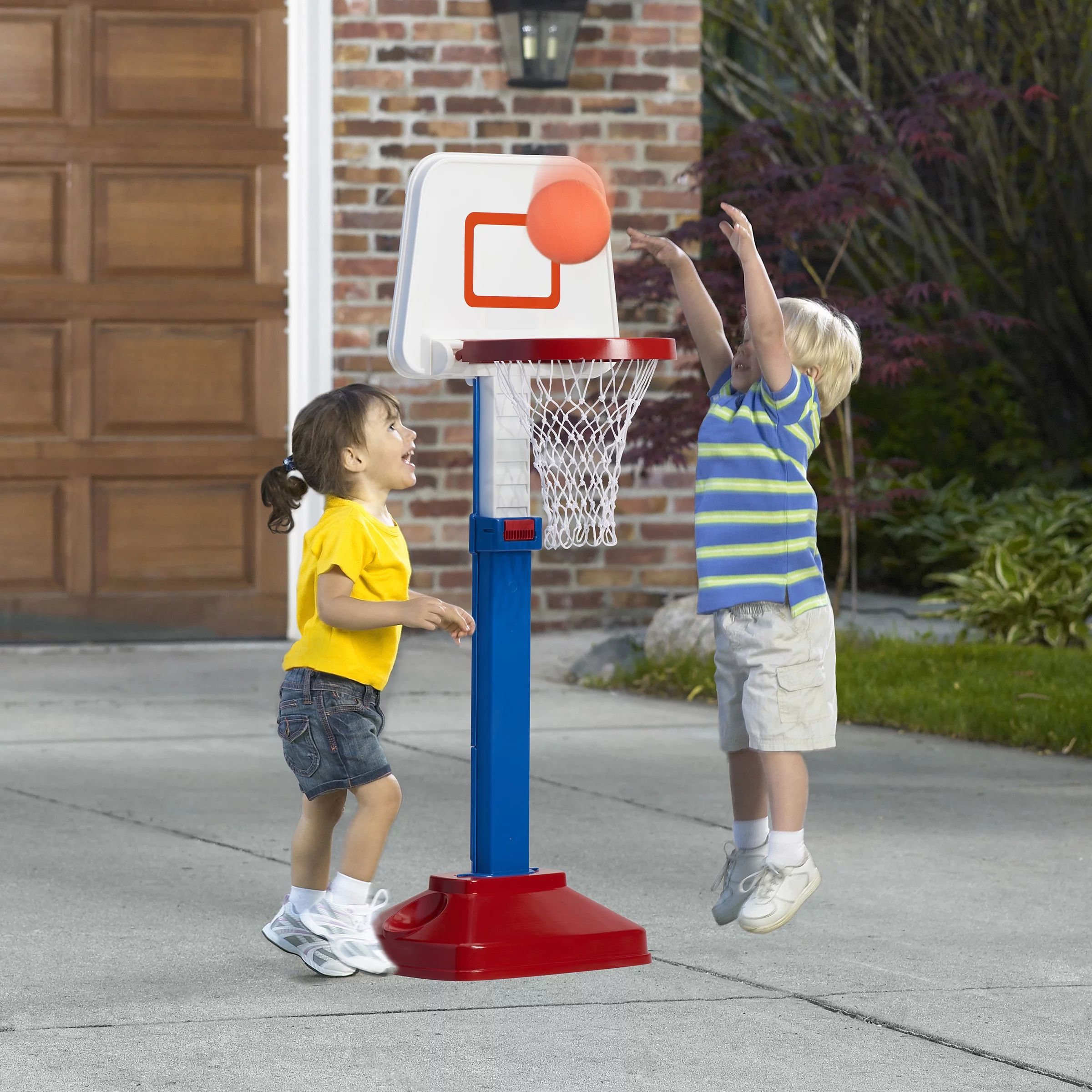 Play Day Adjustable Basketball Goal for Kids