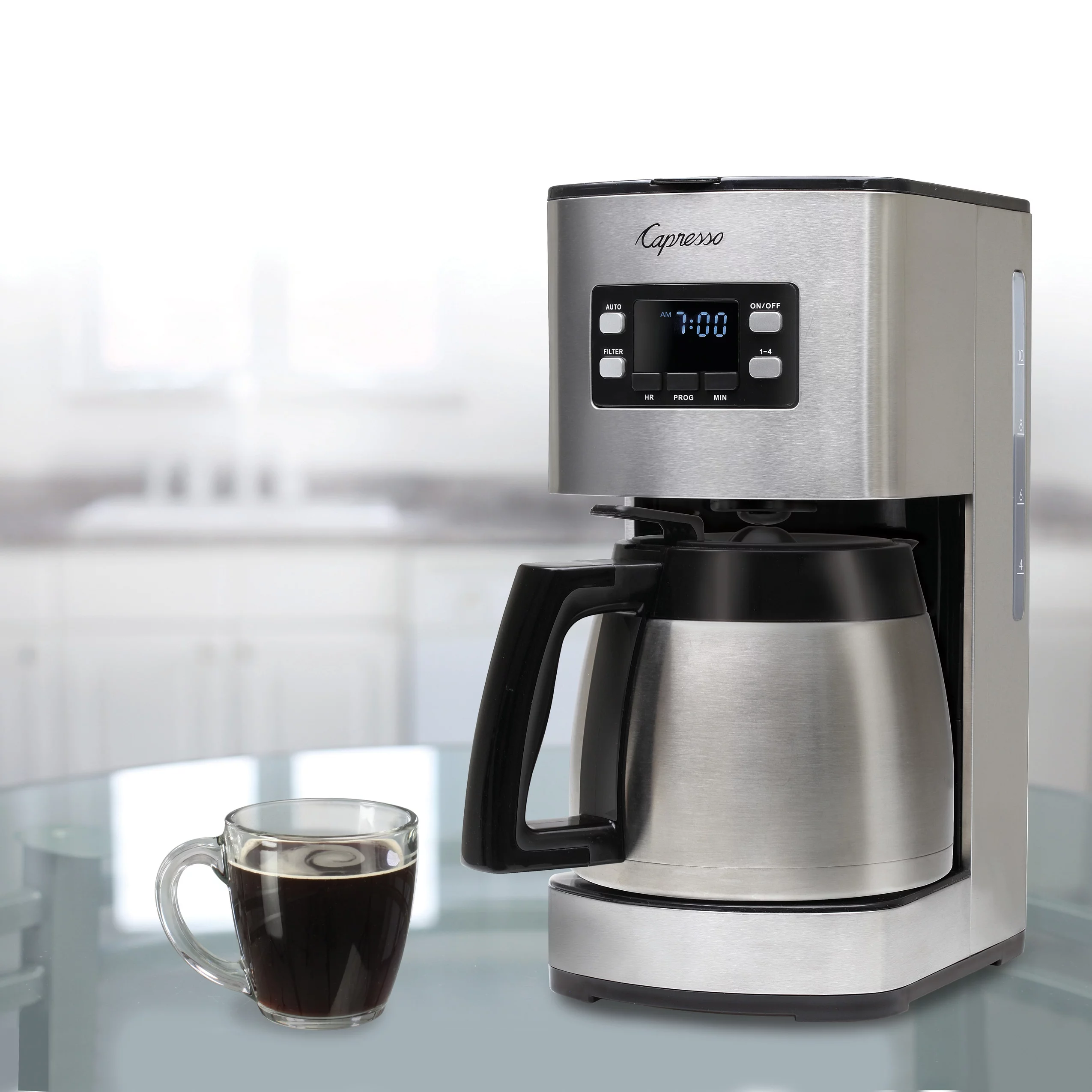 Capresso Stainless Steel 10 Cup Drip Coffee Maker