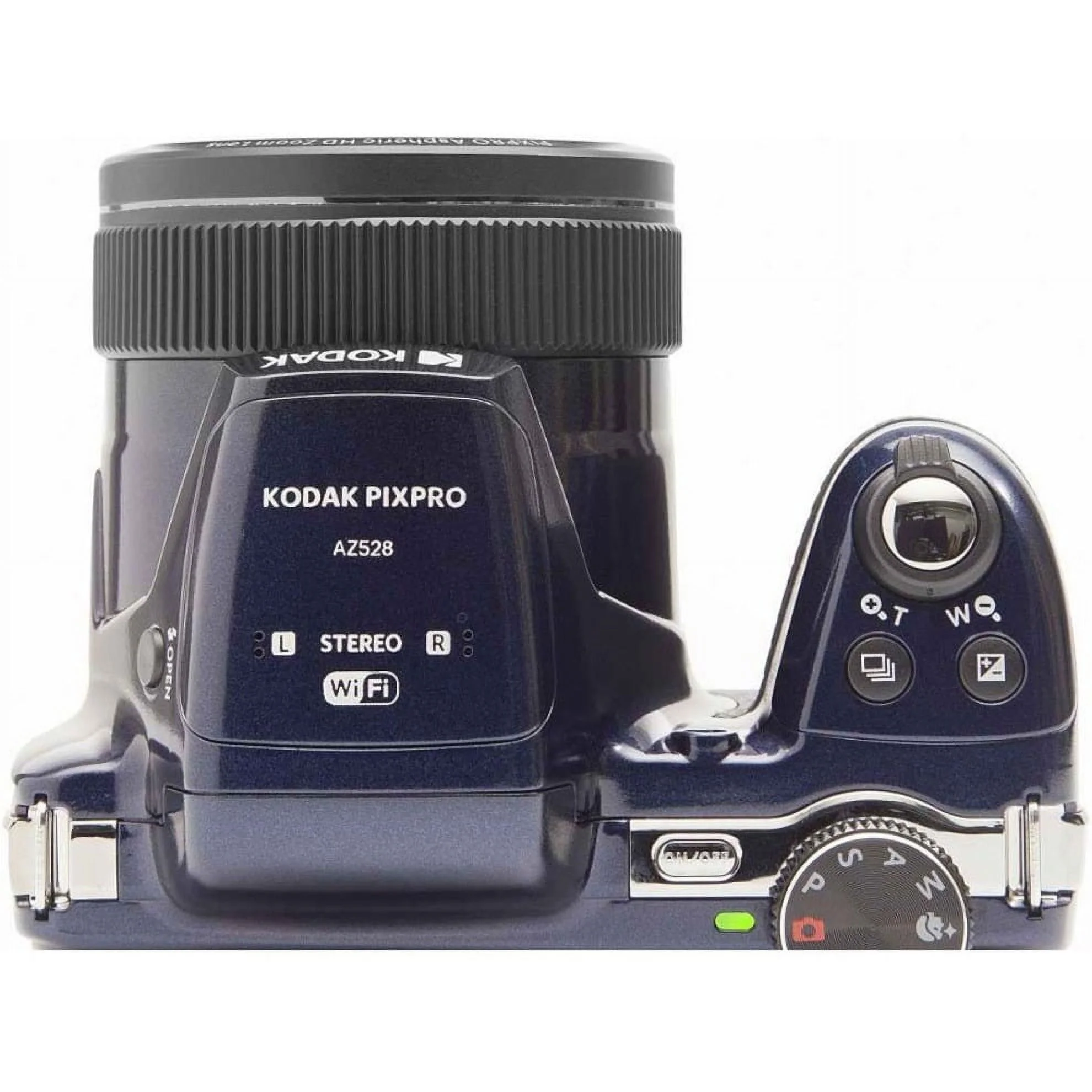 Kodak PIXPRO AZ528 16.4 Megapixel Bridge Camera, Blue