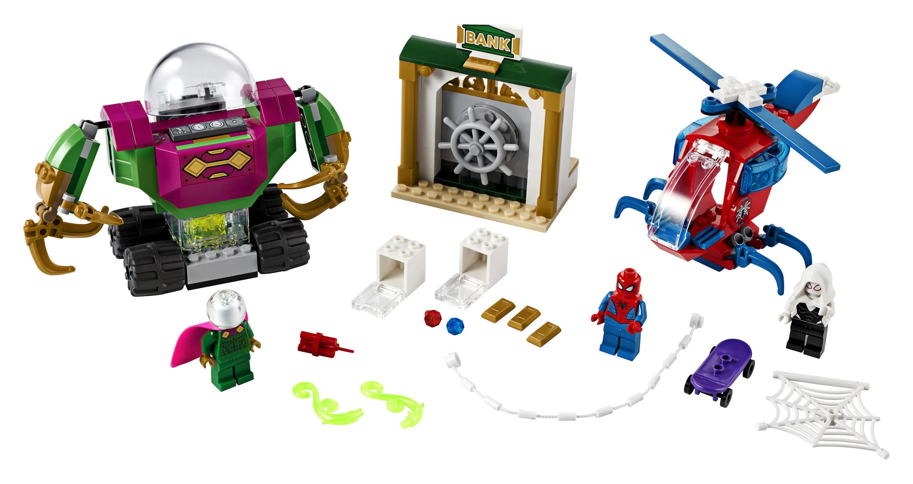 LEGO Marvel Spider-Man The Menace of Mysterio 76149 Superhero Building Toy Preschool Action Figure (163 Pieces)