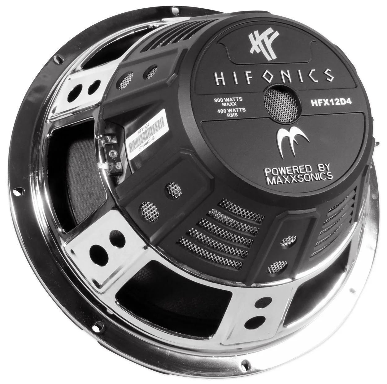 Hifonics HFX12D4 800 W Max 12″ Dual 4-Ohm Voice Coil DVC Car Audio Subwoofer