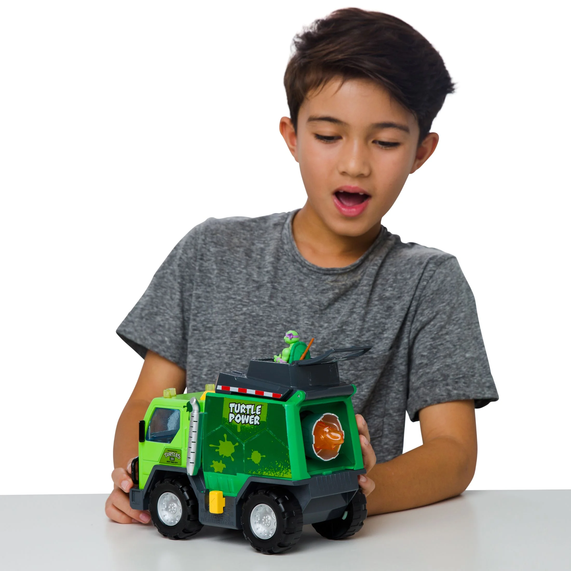 Teenage Mutant Ninja Turtles Thrash’n Battle Garbage Truck, Green