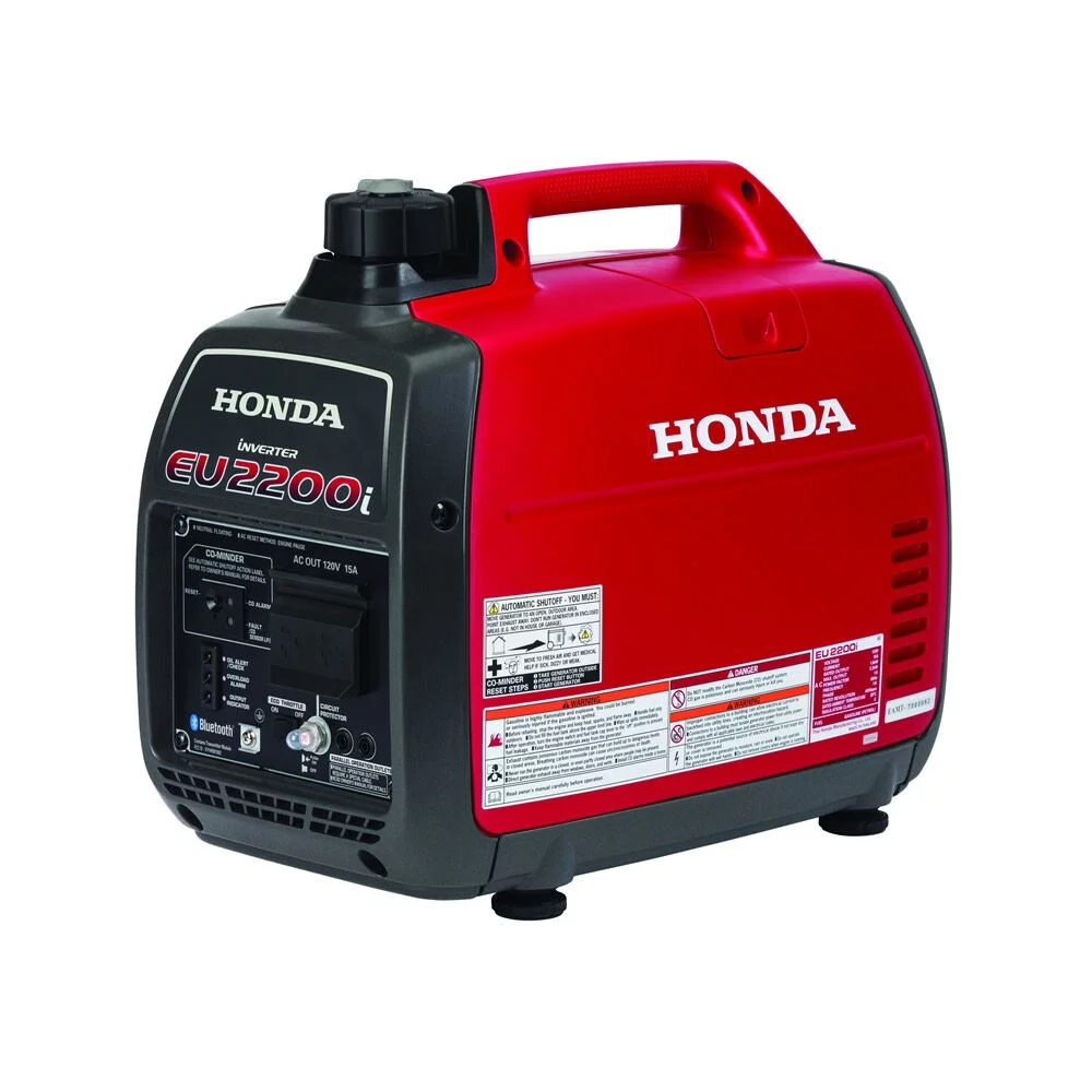 Honda 2200-Watt Remote Stop/Recoil Start Bluetooth Super Quiet Gasoline Powered Inverter Generator with Advanced CO Shutdown