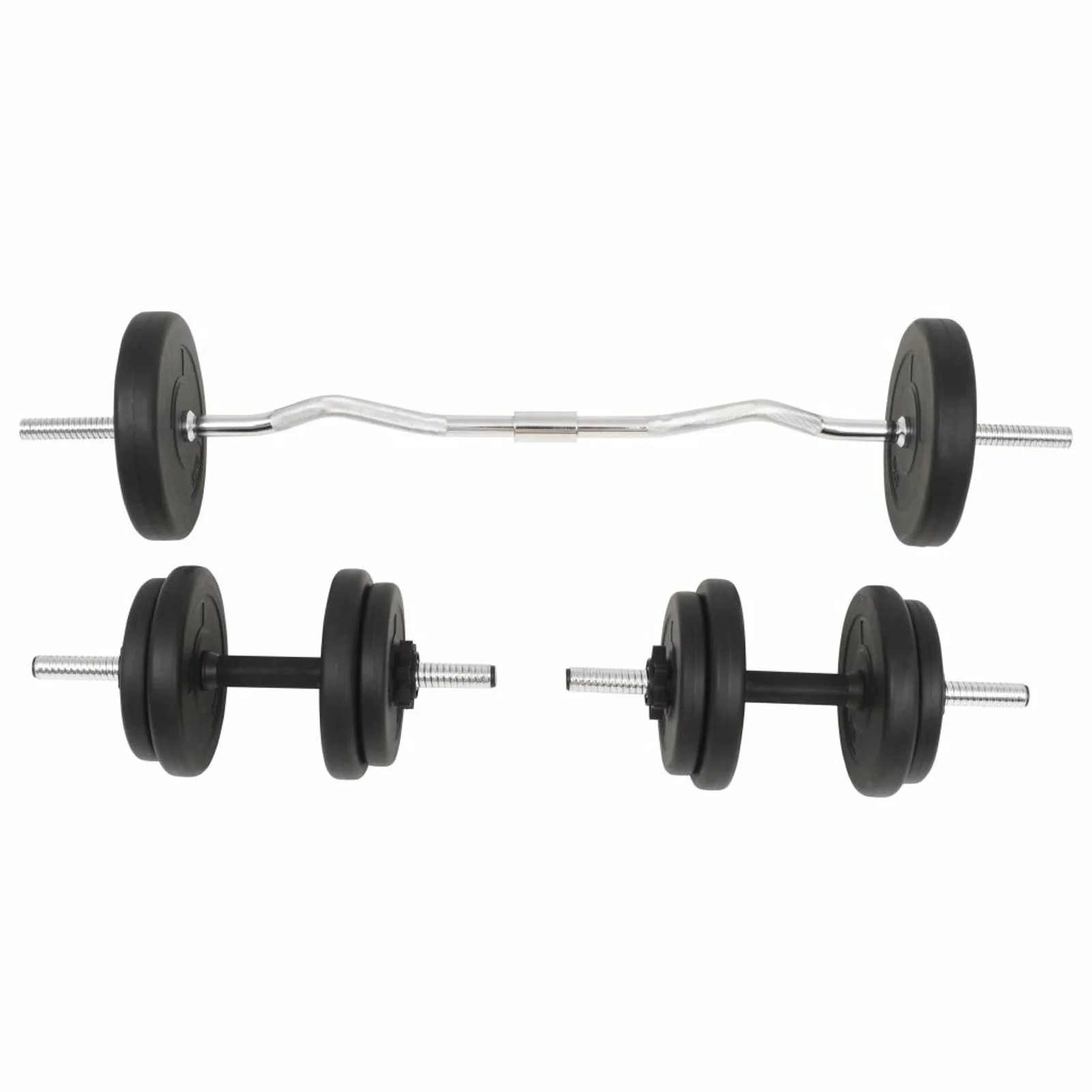 Suzicca Barbell and Dumbbell Set 66.1 lb