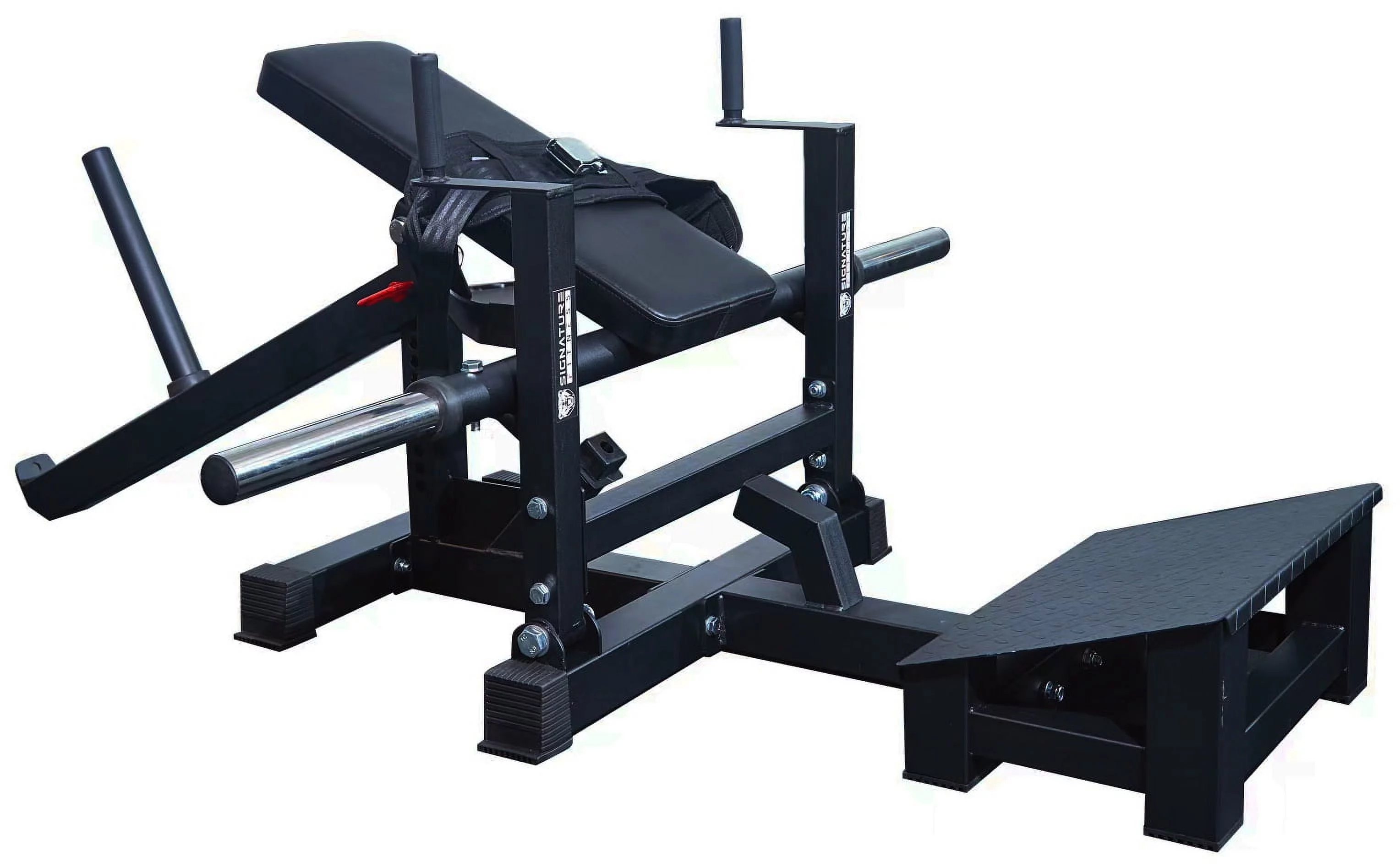 Signature Fitness Glute Bridge Plate-Loaded Hip Thrust Machine for Butt Shaping and Building Glute Muscles