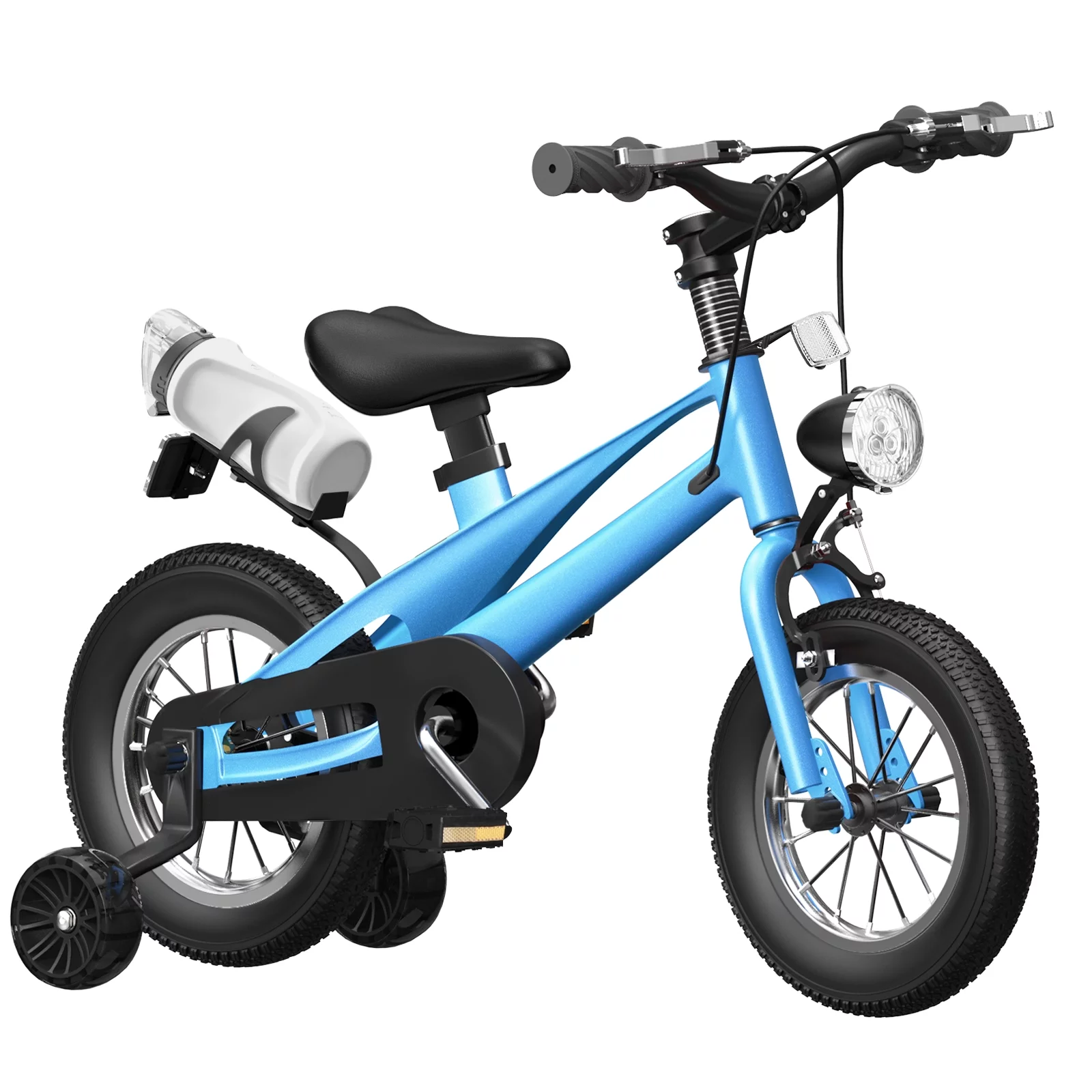 HARPPA 16 inch Kids Bikes for Boys Ages 4-6 with Training Wheels, Black