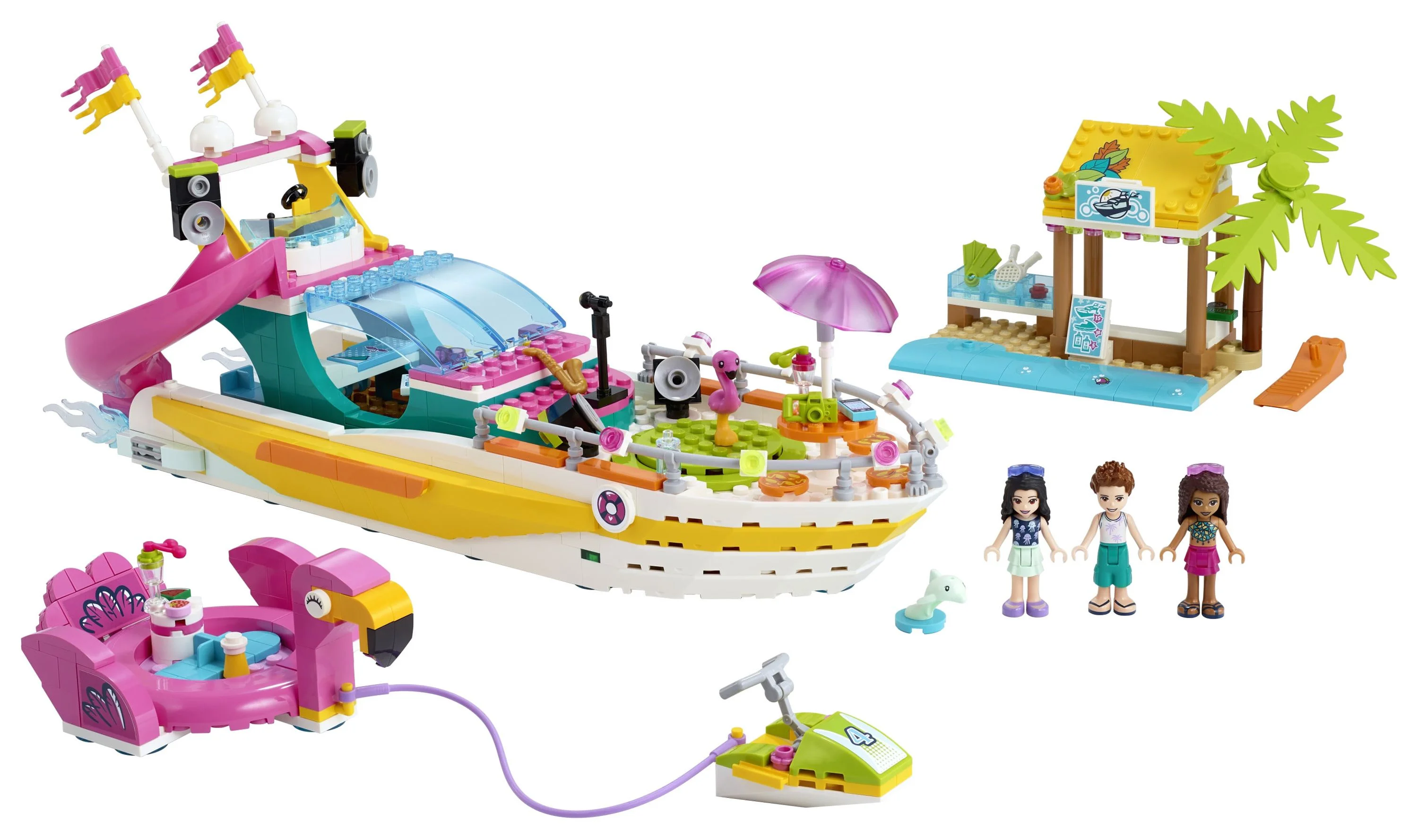 LEGO Friends Party Boat 41433 Interlocking Block Building Set