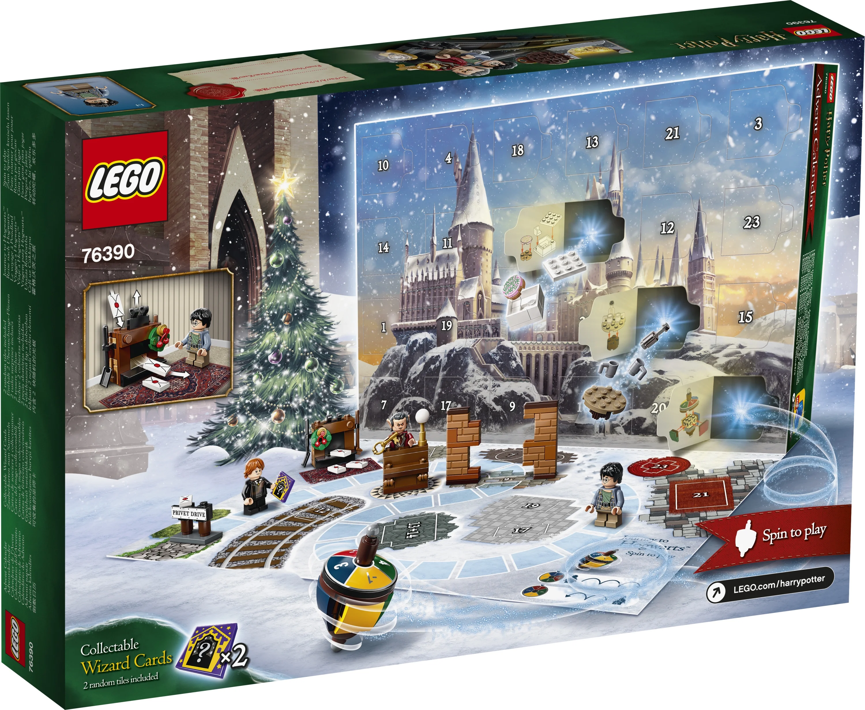 LEGO Harry Potter Advent Calendar 76390 Christmas Gift for Kids (274 Pieces)