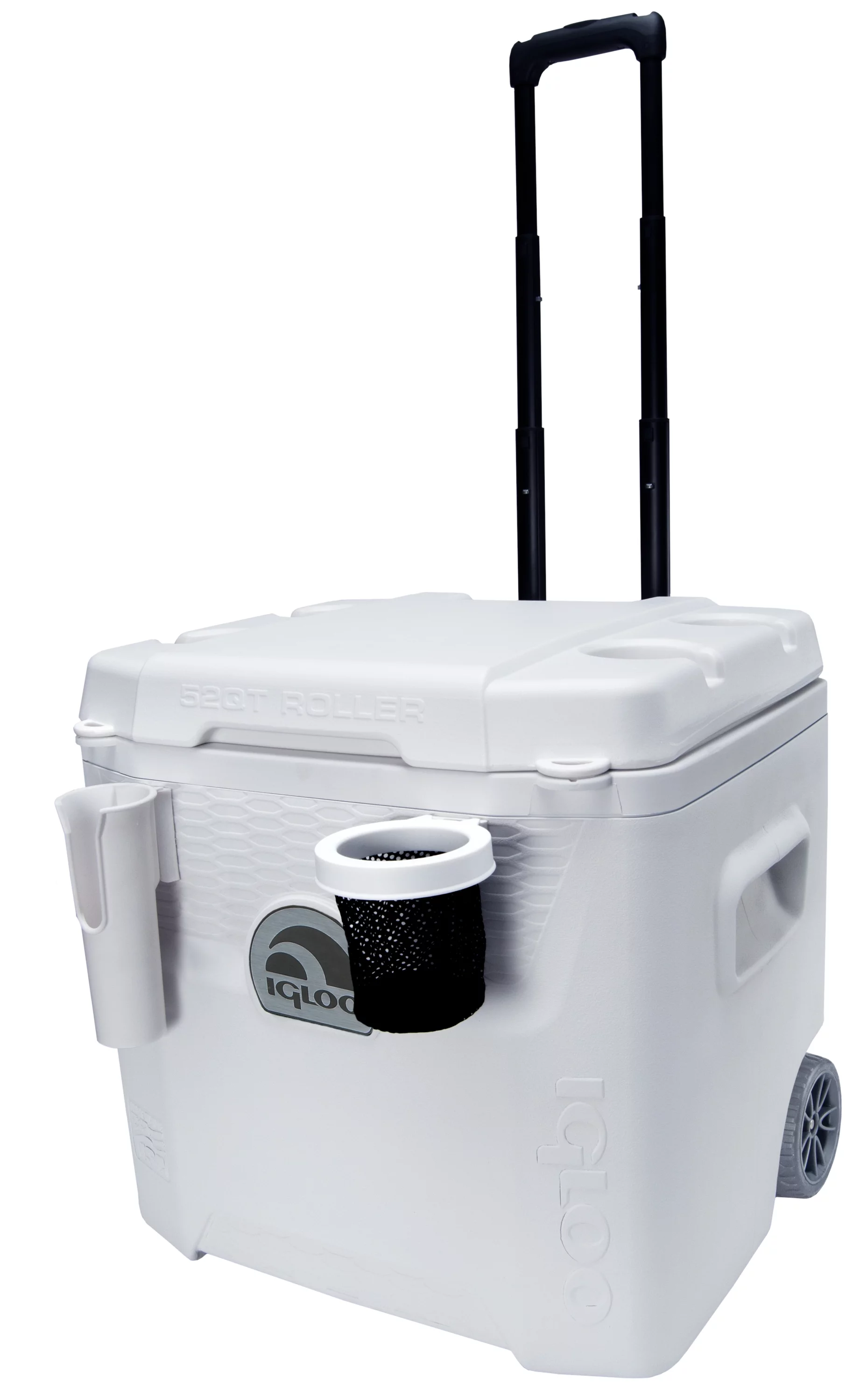 Igloo 52 QT 5-Day Marine Ice Chest Cooler with Wheels, White