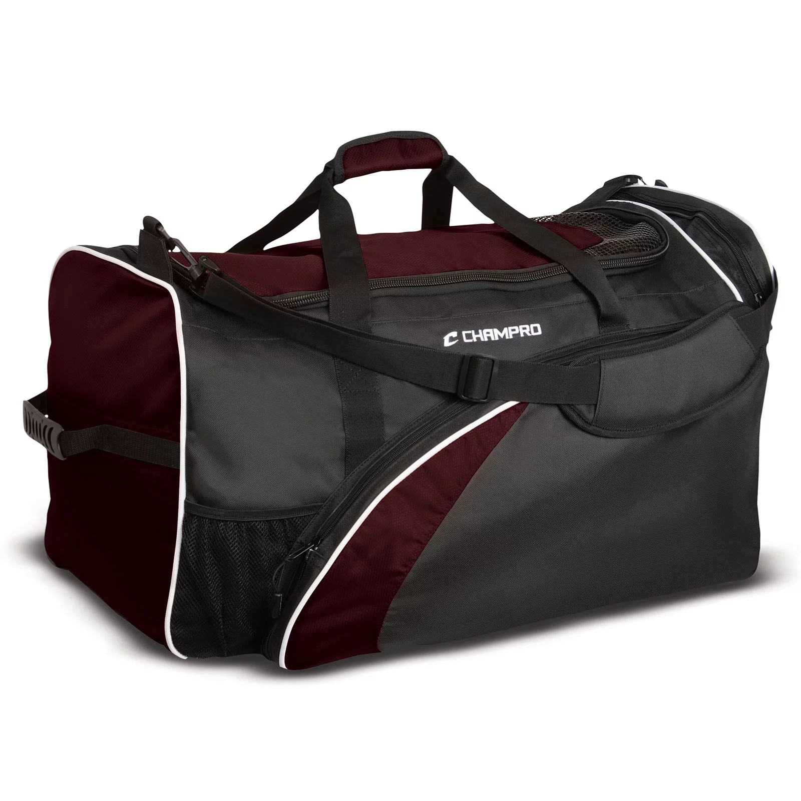 CHAMPRO Varsity Football Equipment Bag, Maroon