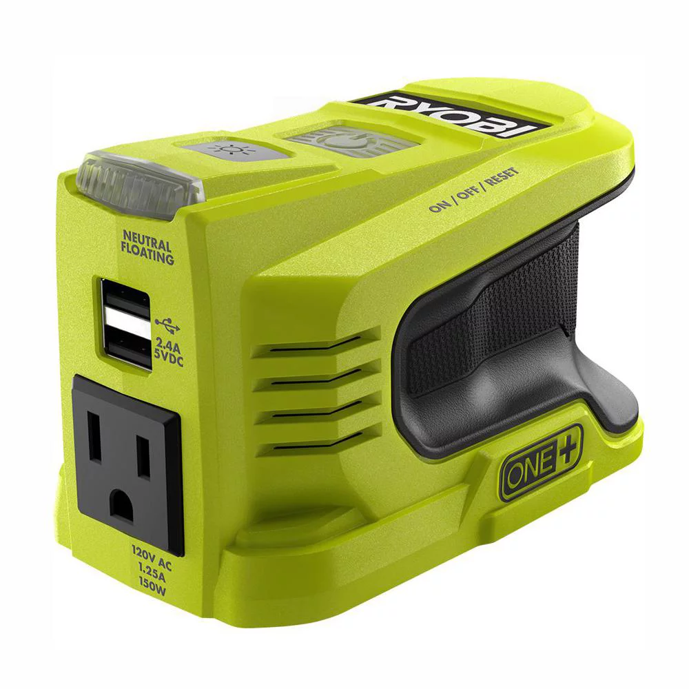 RYOBI 150-Watt Powered Inverter Generator for 18-Volt Battery