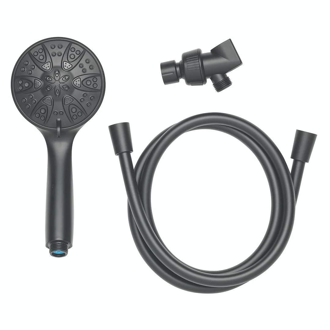 Mainstays 5-Setting Handheld Shower Head, Matte Black