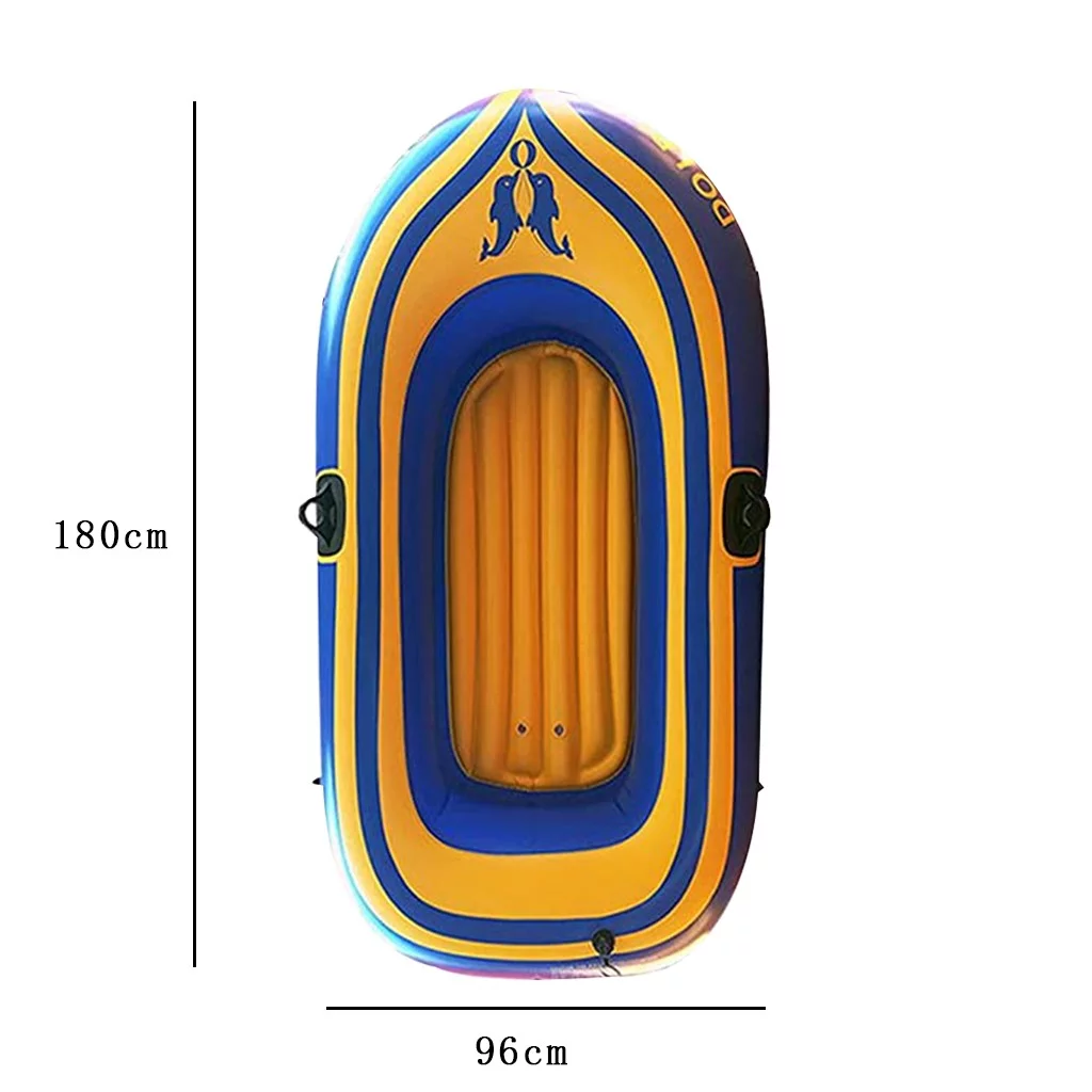 keusn 2-person boat dinghy sports leisure inflatable fishing rafting water