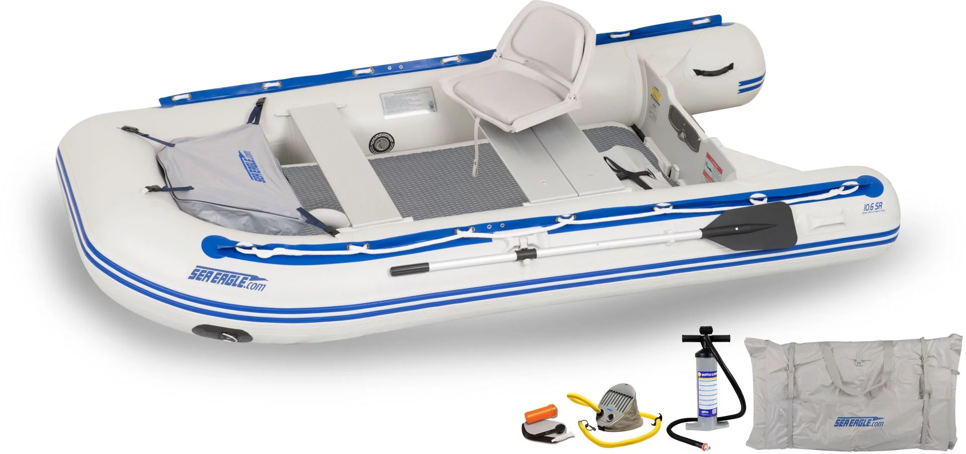 Sea Eagle 10.6 Sport Runabout Drop-Stitch Swivel Seat Package