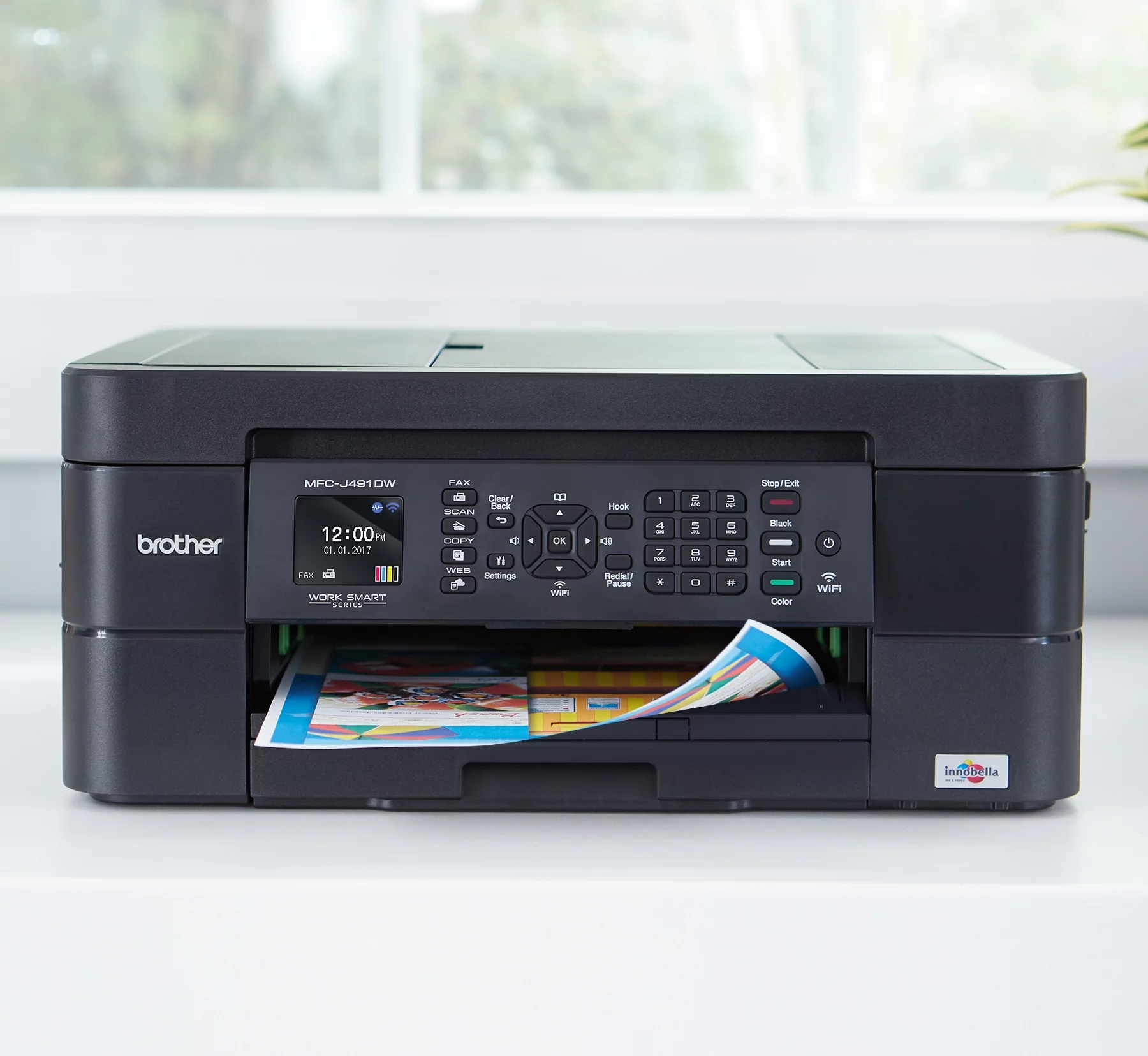 Brother MFC-J491DW Multi-Function Wireless All-in-One Inkjet Printer