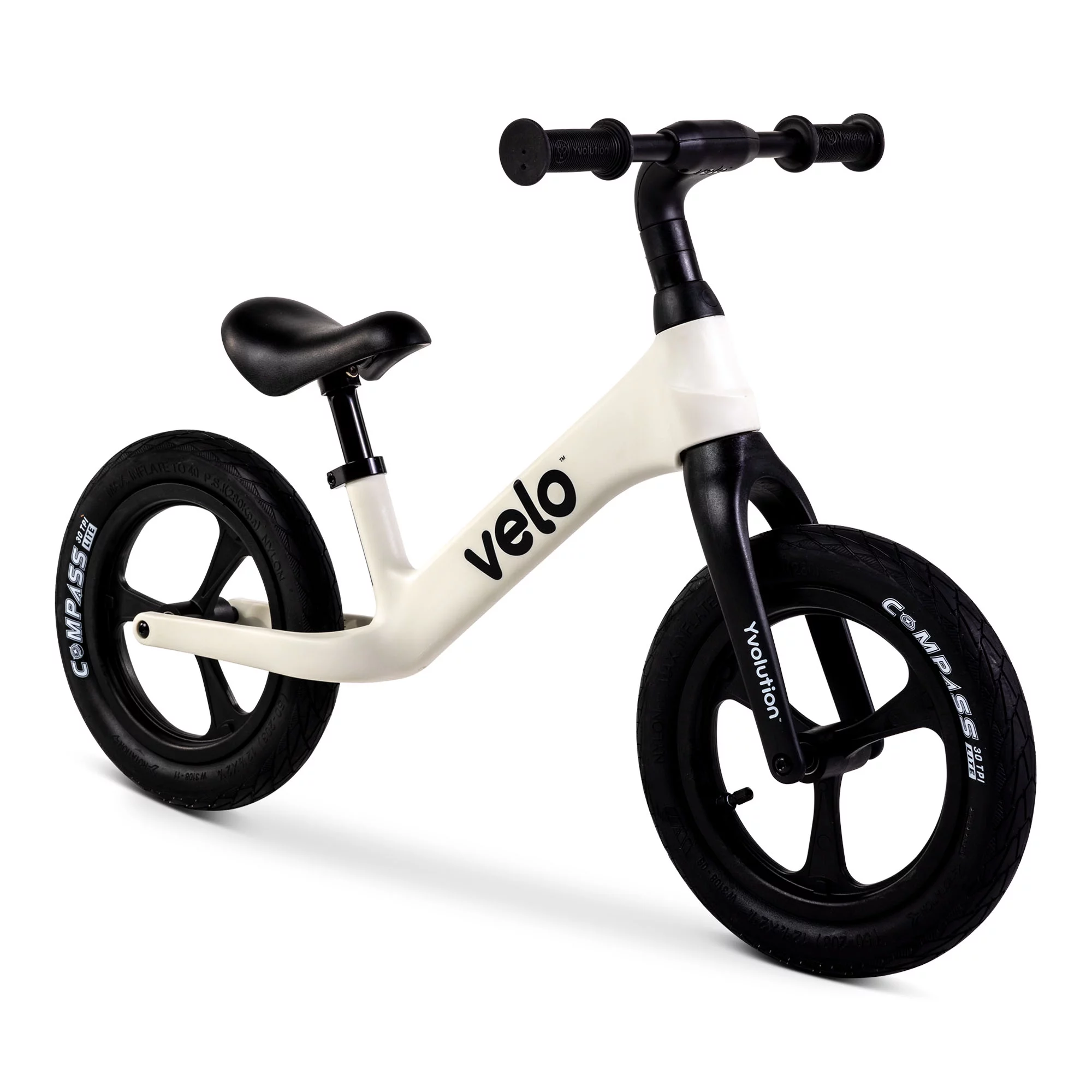 Yvolution Y Velo Pro Kids Balance Bike – White, Unisex