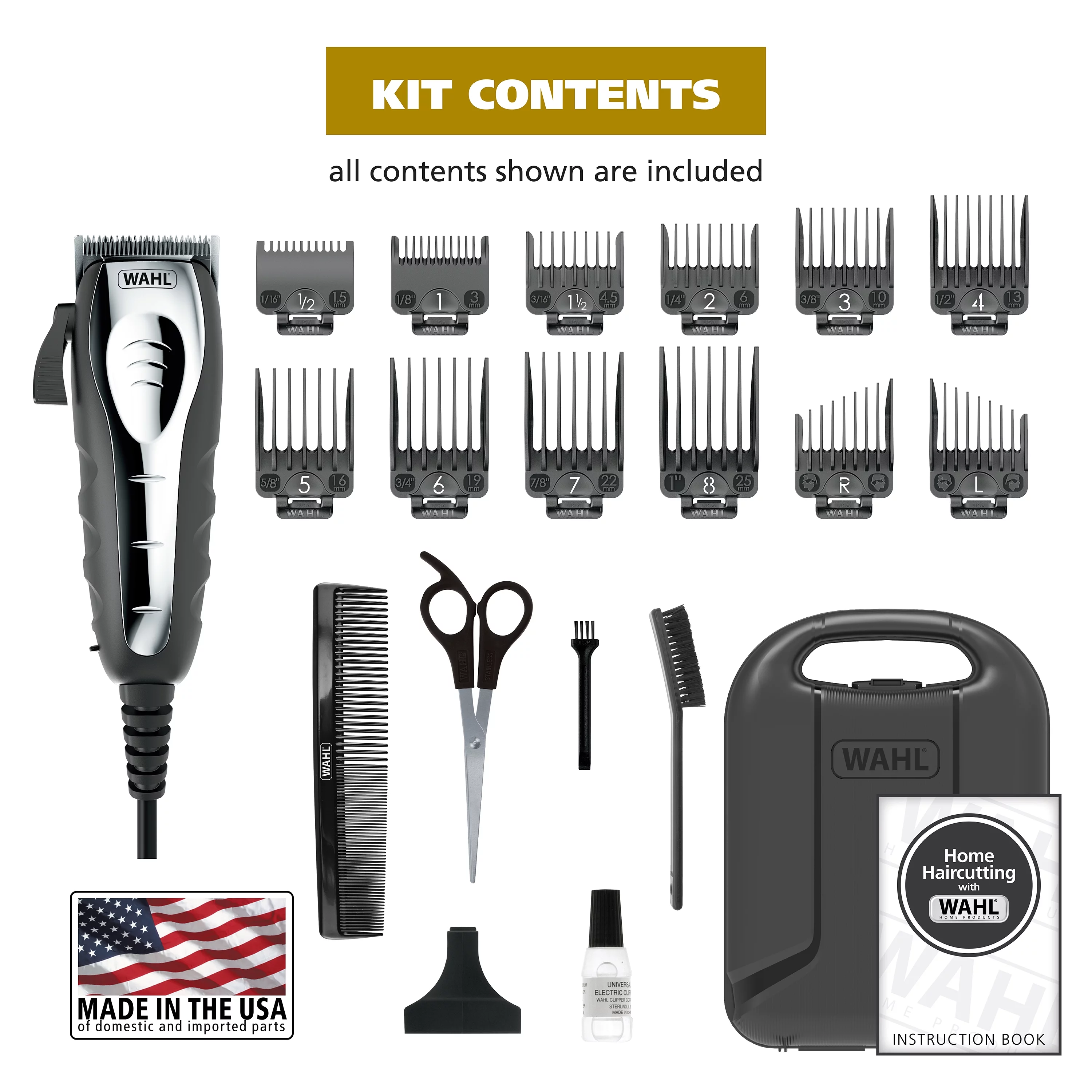 Wahl ATV Total Body Manscaper Corded Hair Clipper for Men, 3024498