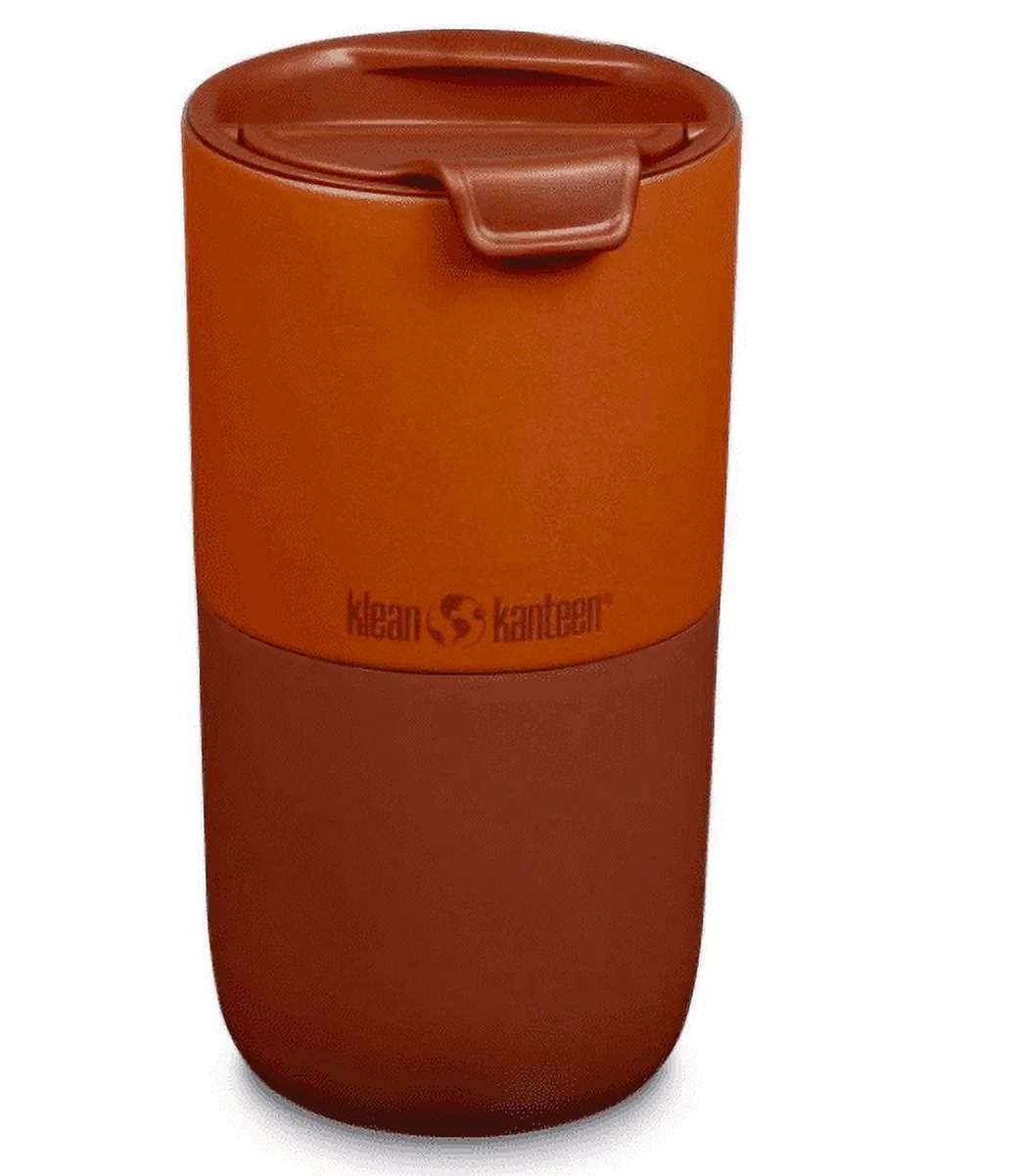 Klean Kanteen Rise 16oz Tumbler – Stainless Steel with Flip Lid – Autumn Glaze