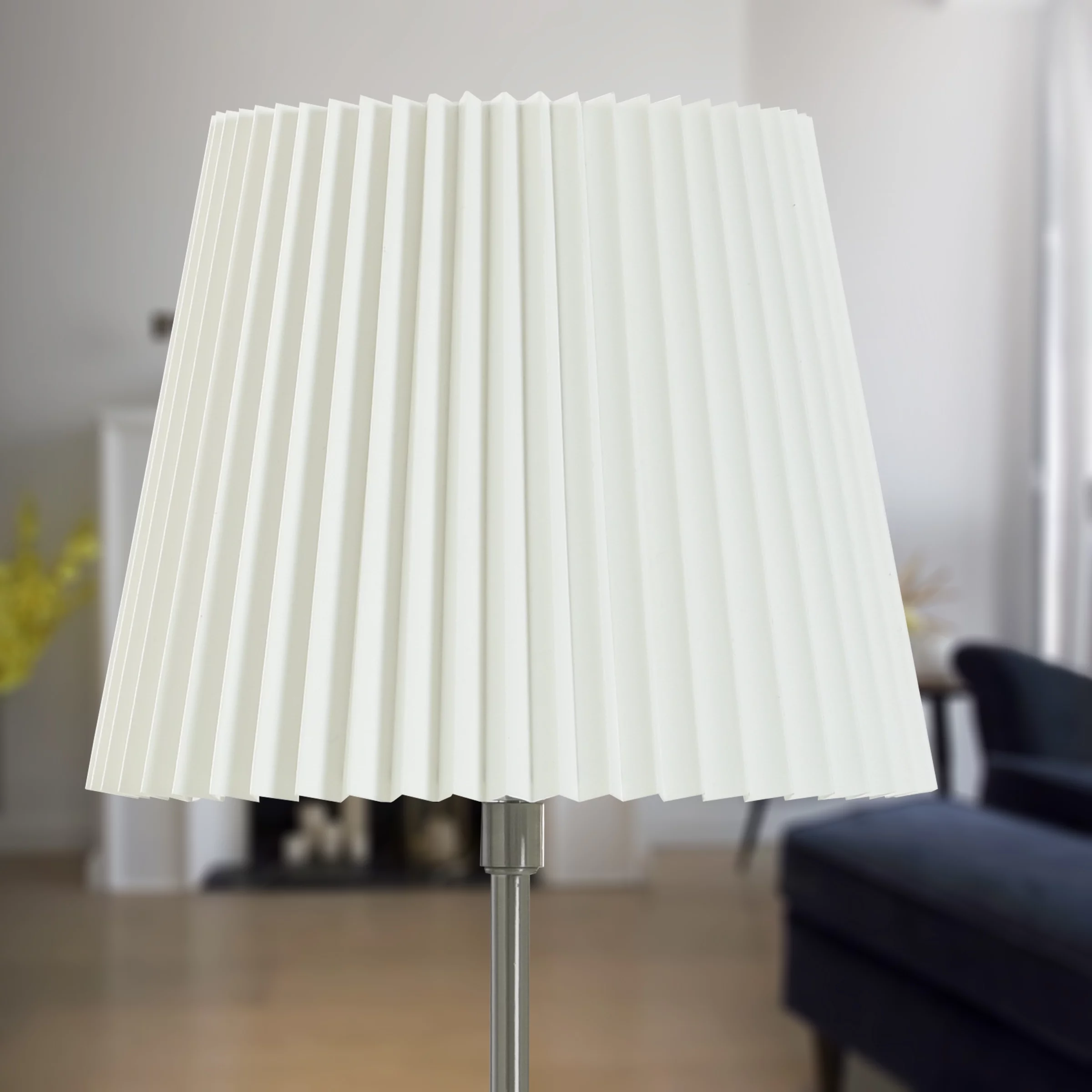 Better Homes & Gardens White Knife Pleat Accent Lamp Shade