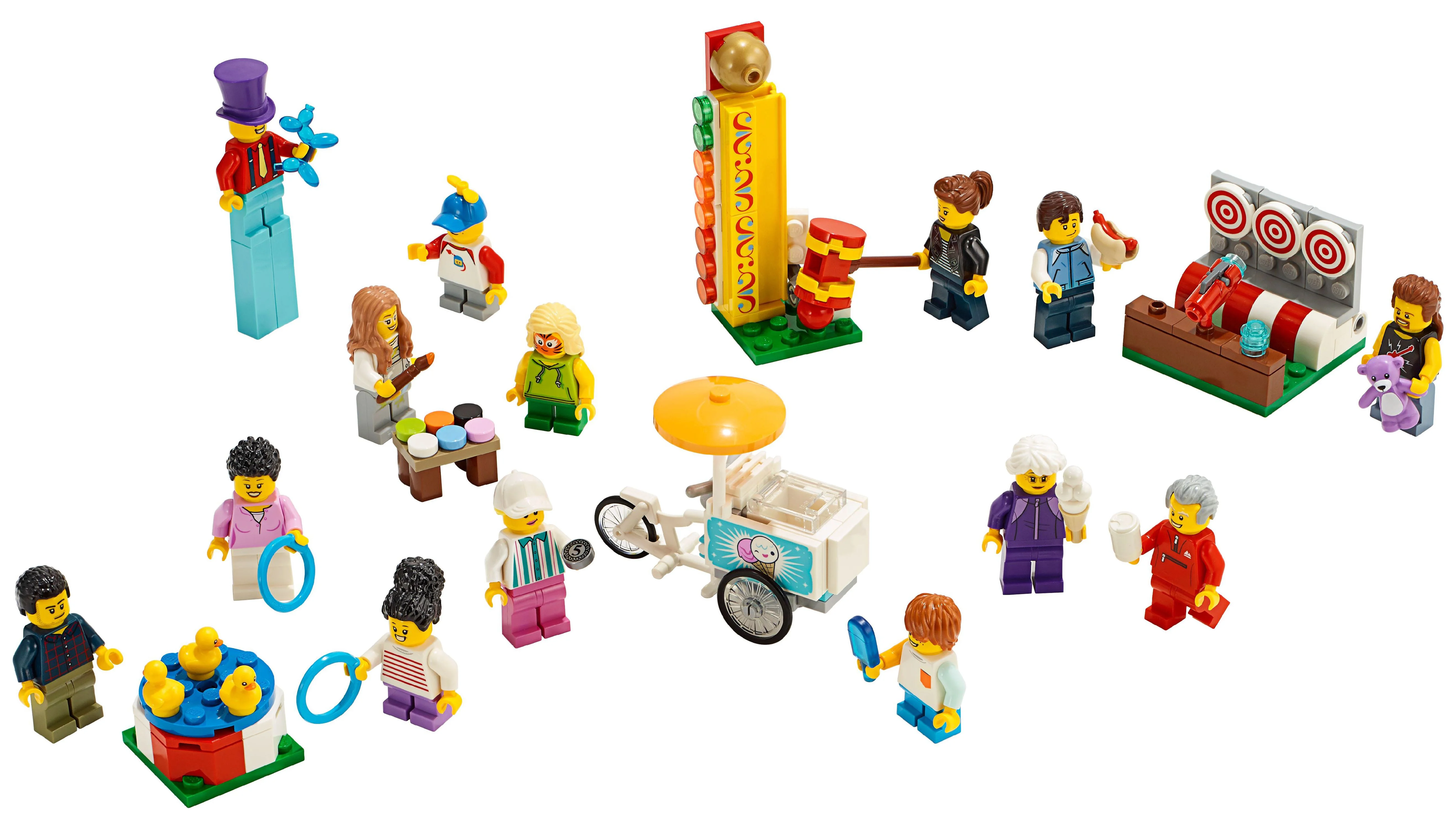 LEGO City People Pack – Fun Fair 60234 Toy Fair Building Set (183 Pieces)