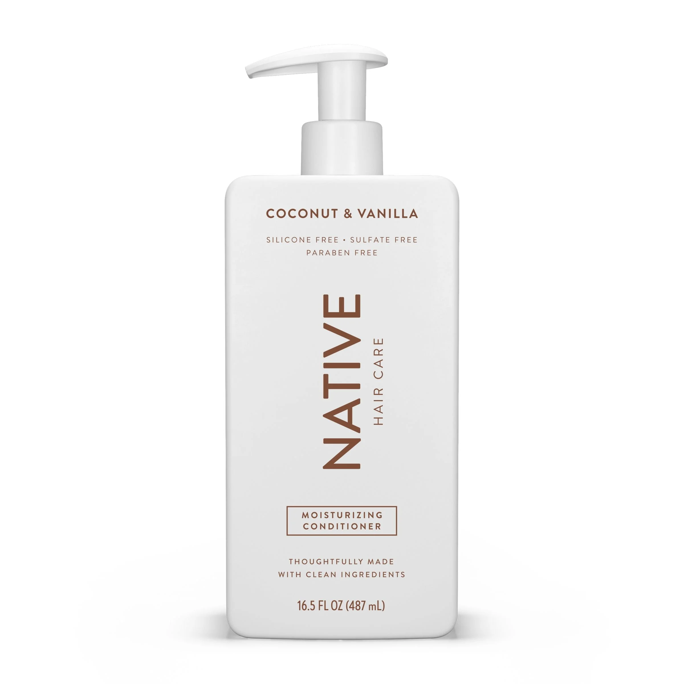 Native Moisturizing Conditioner, Coconut & Vanilla, Sulfate & Paraben Free, 16.5 oz