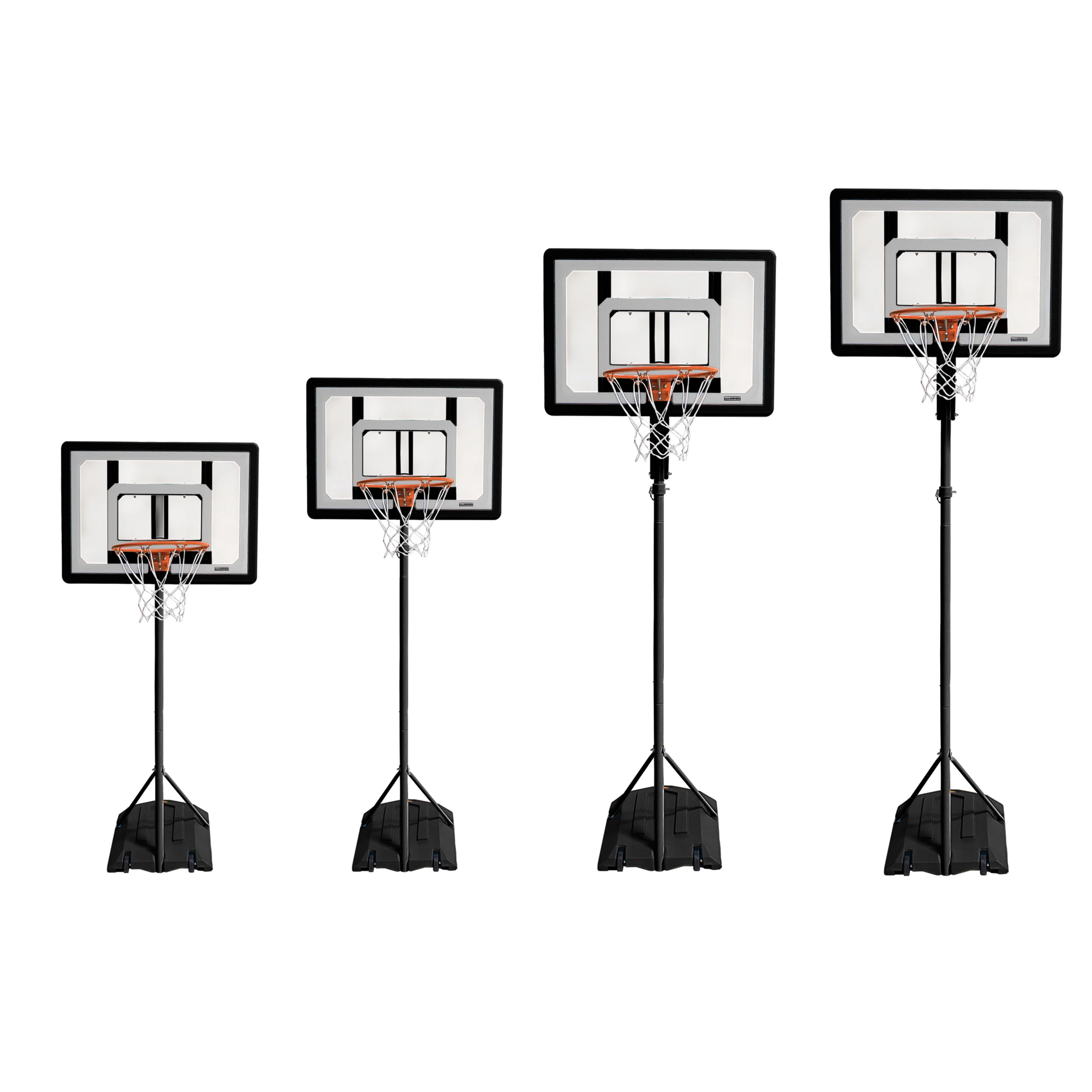 SKLZ Pro Mini Portable Basketball System Hoop with Adjustable Height 3.5 to 7 Ft., Includes 7 In. Mini Ball