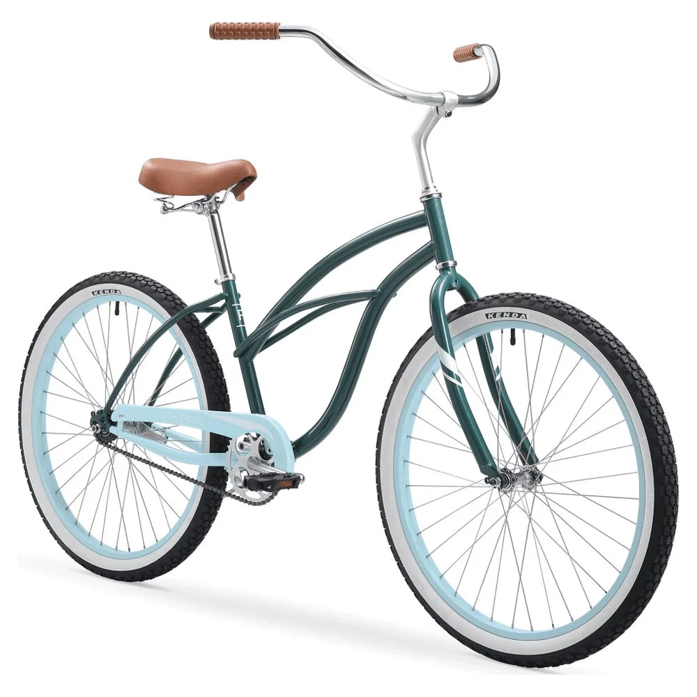 Firmstrong Special Edition Urban Lady Cruiser Bike, 26 Inches, Single-Speed, Dark Green