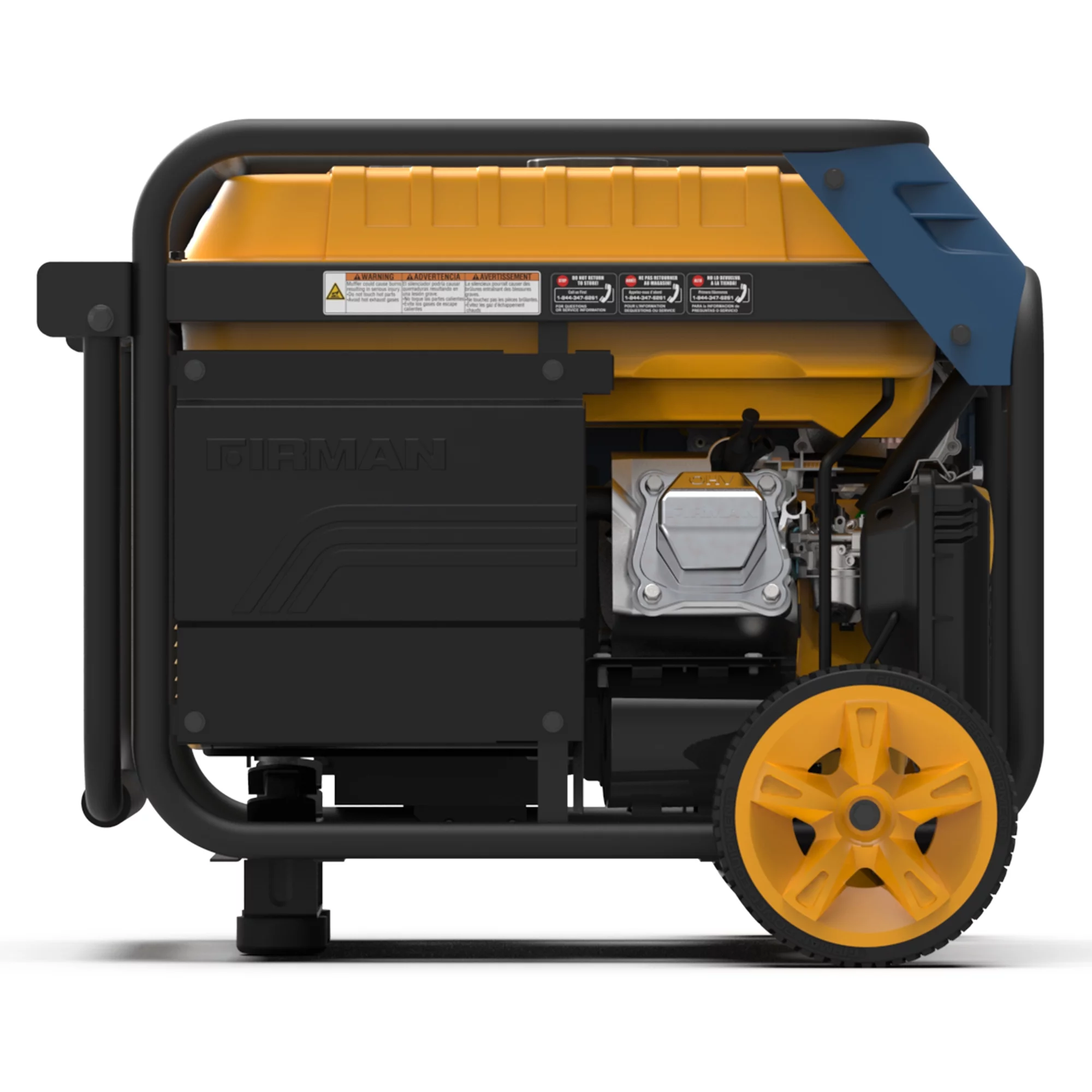 FIRMAN T04073 Tri-Fuel 5000/4000 Watts 120/240 Electric Start Portable Generator with CO Alert