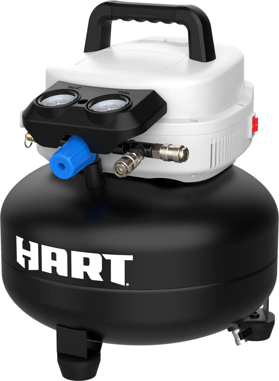 Hart 6 Gallon 1.5 HP Pancake Air Compressor