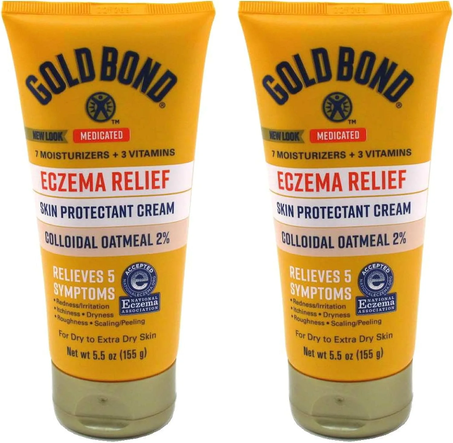 Gold Bond Medicated Eczema Relief Skin Protectant Cream, 5.5 oz.