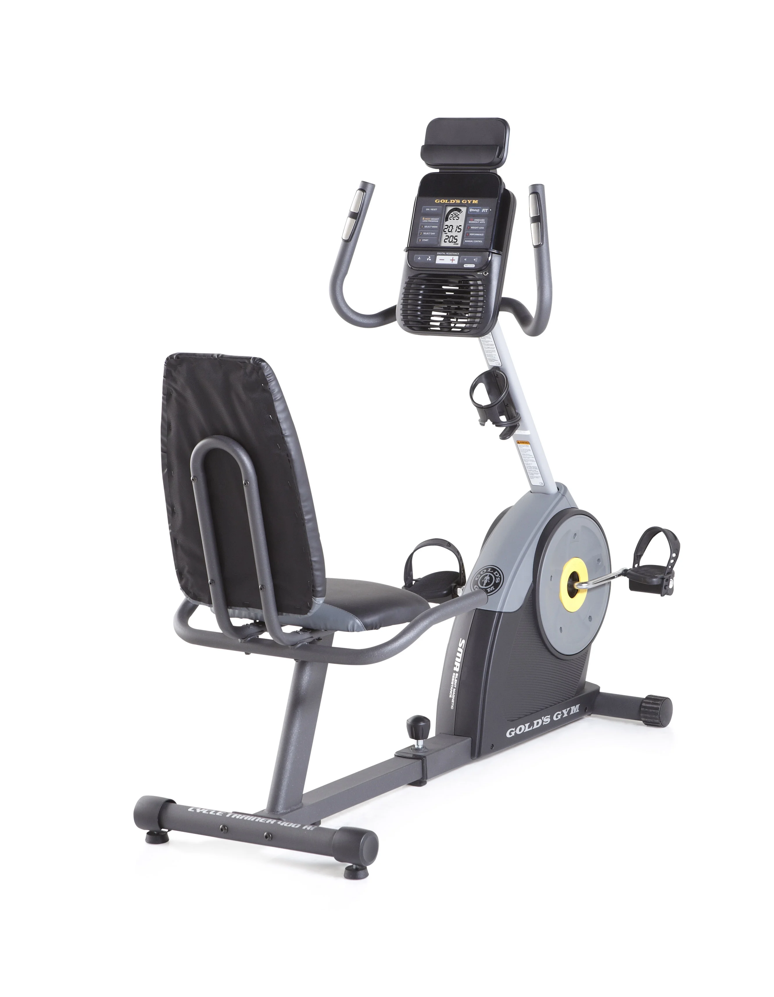 Gold’s Gym Cycle Trainer 400 Ri Recumbent Exercise Bike, iFit Compatible