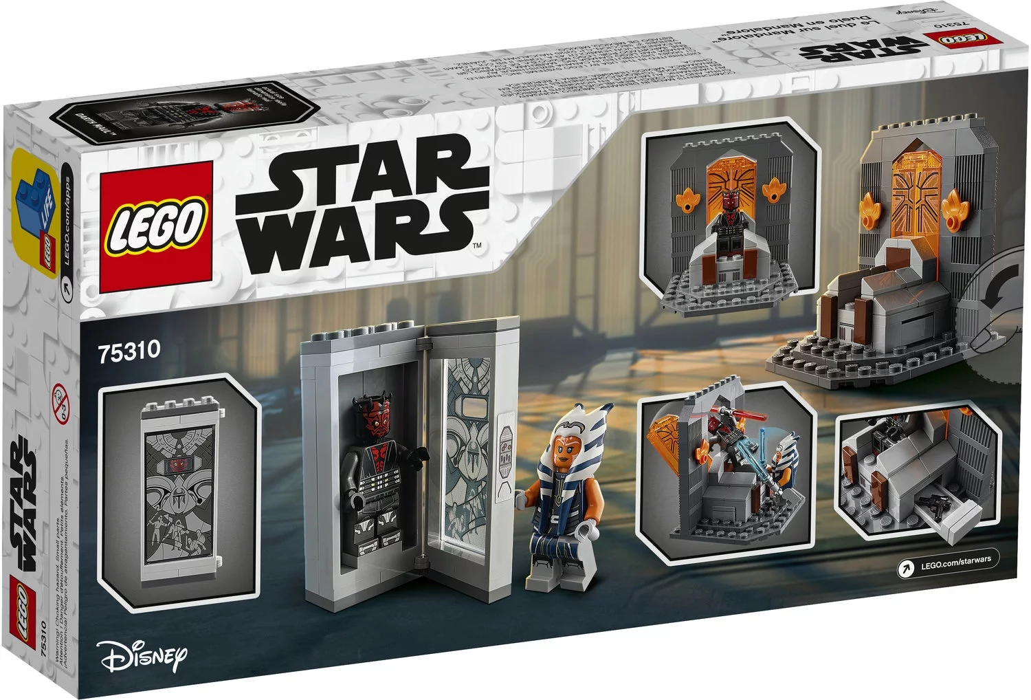 LEGO Star Wars: The Clone Wars Duel on Mandalore 75310 Building Toy Featuring Ahsoka Tano and Darth Maul (147 Pieces)