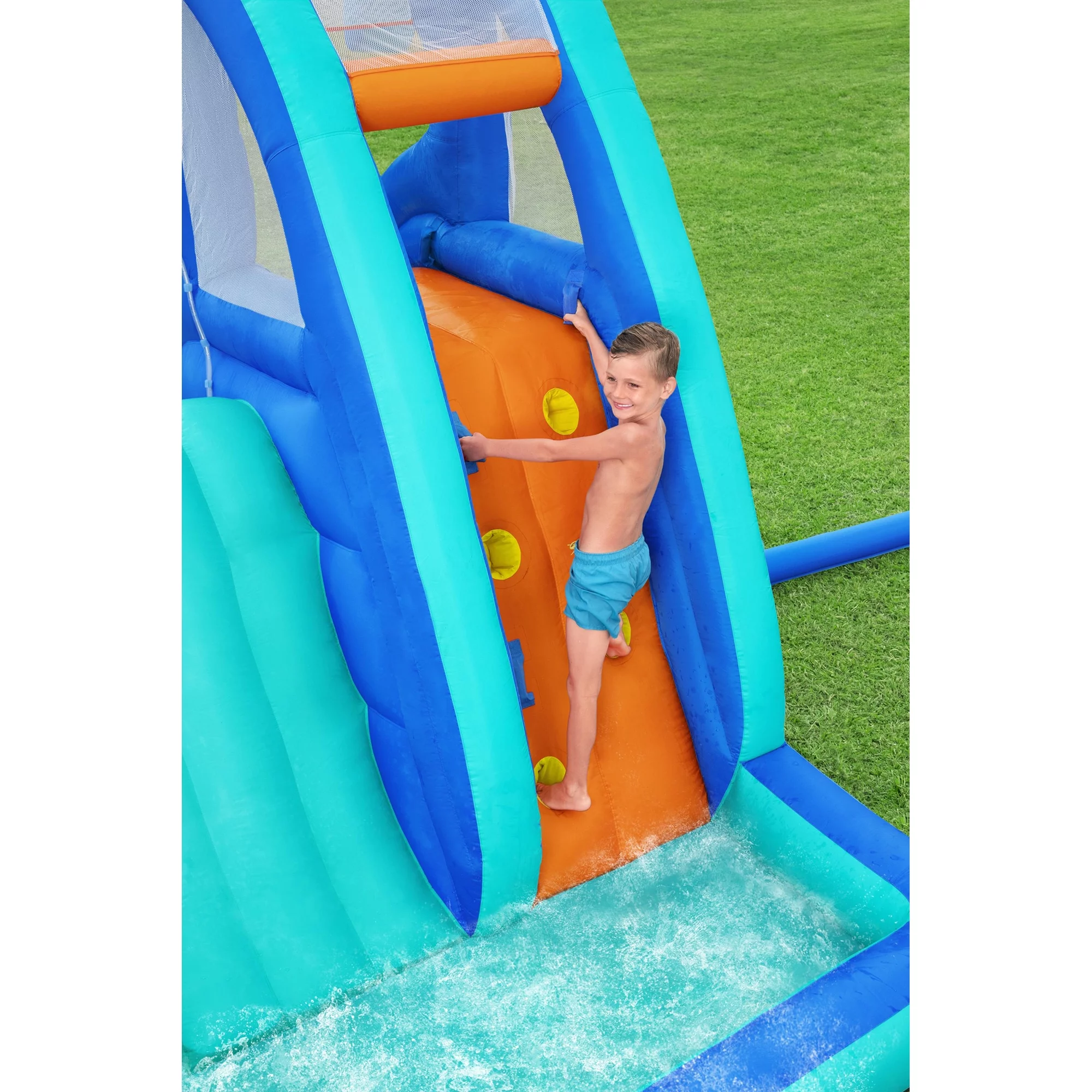 Bestway H2OGO! Wavetastic Child Inflatable Water Park & Turtle Pool Ride-On Float