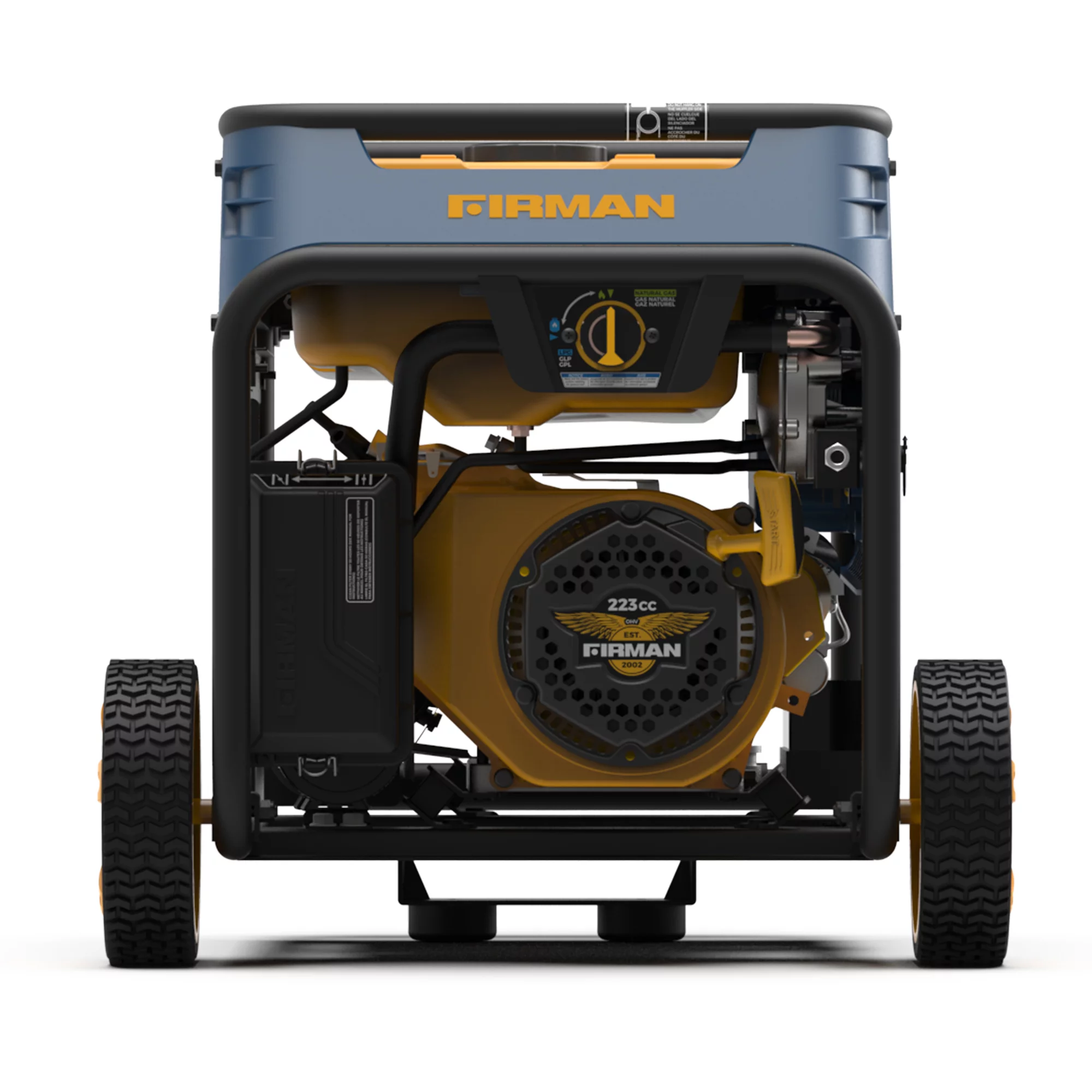 FIRMAN T04073 Tri-Fuel 5000/4000 Watts 120/240 Electric Start Portable Generator with CO Alert