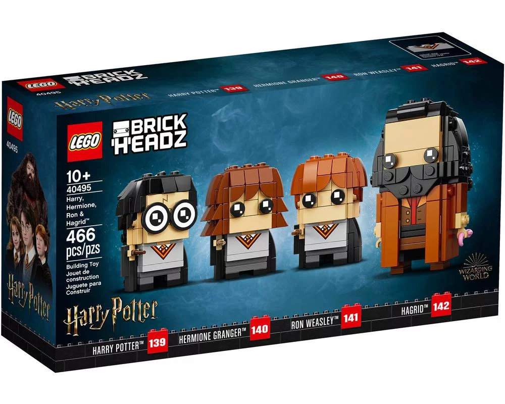 LEGO BrickHeadz Wizarding World Harry, Hermione, Ron & Hagrid 40495