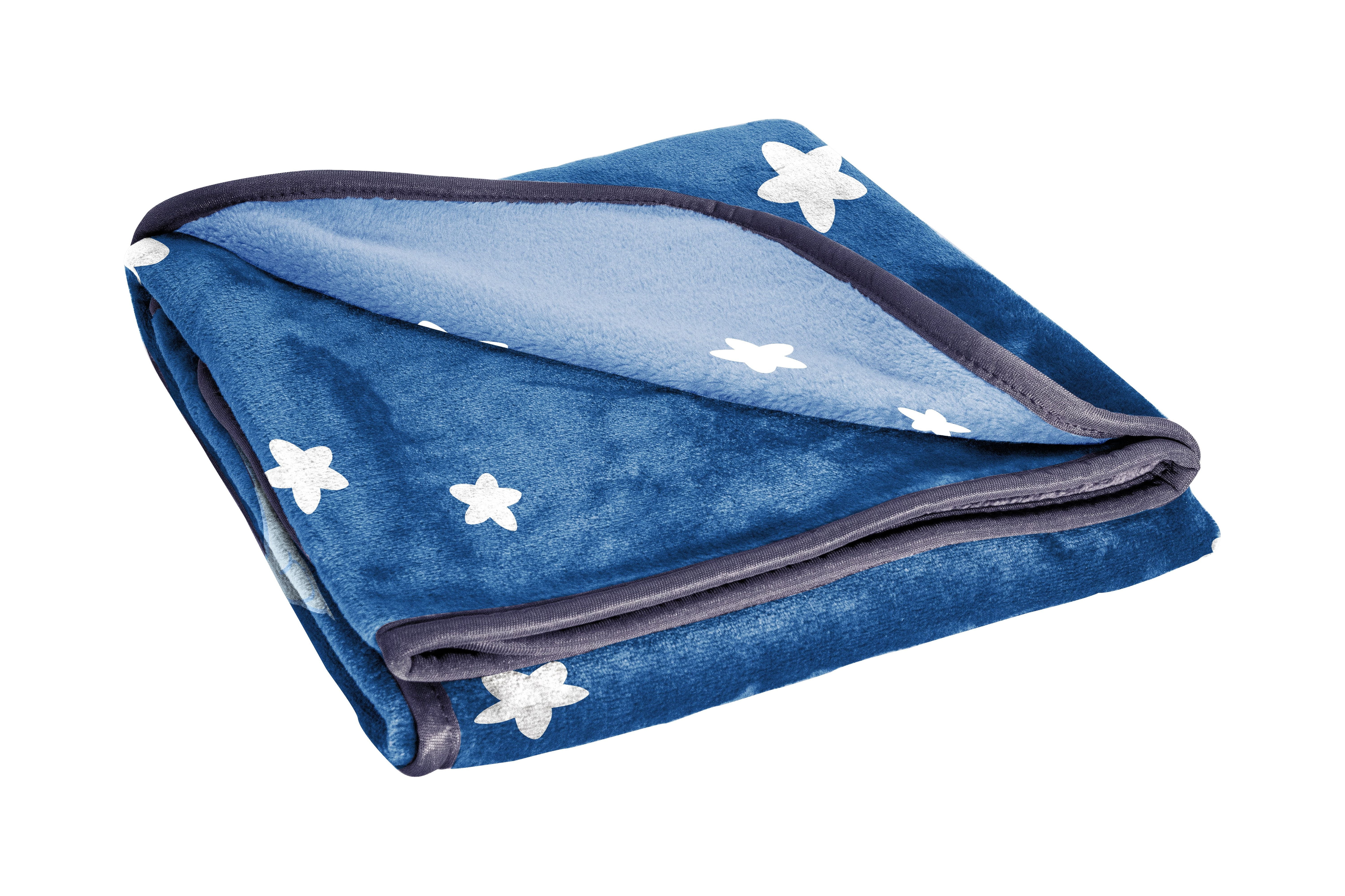 Bluey In The Dream Kids Throw, 46 x 60, Microfiber, Blue, BBC Studios