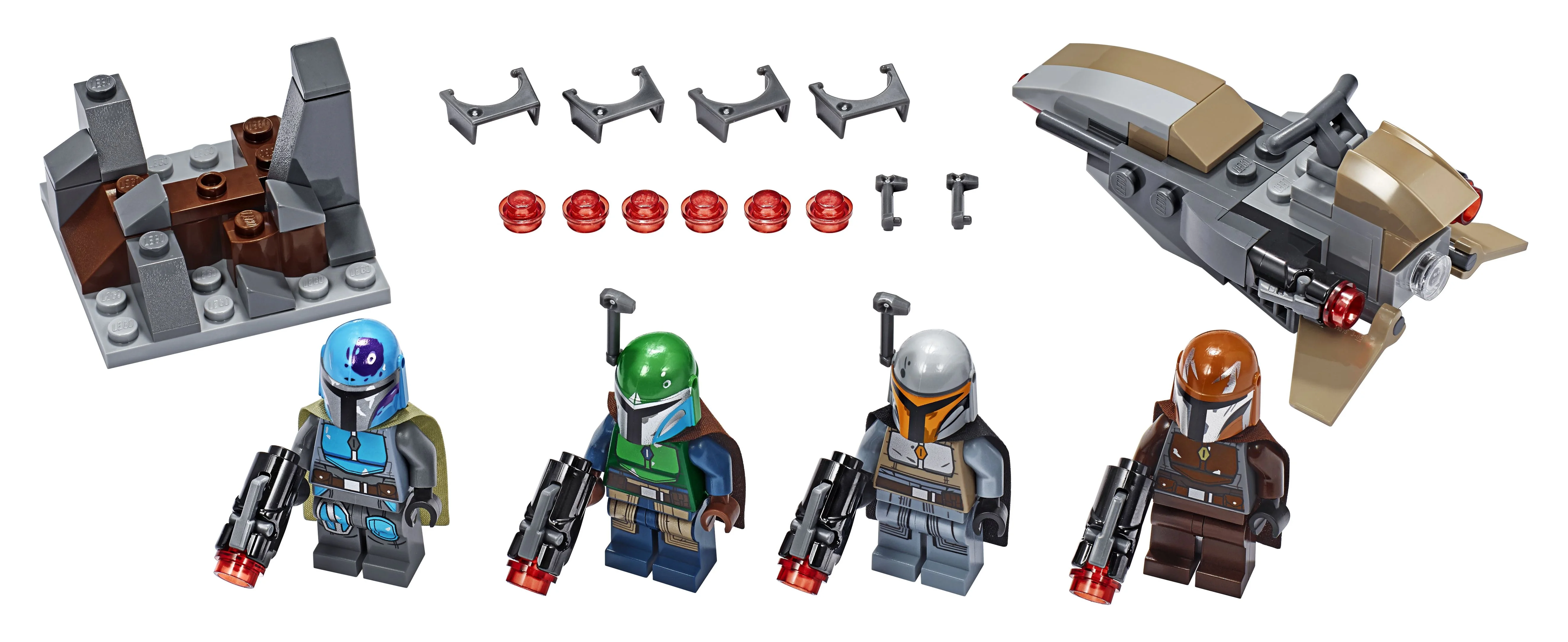 LEGO Star Wars Mandalorian Battle Pack 75267 Shock Troopers and Speeder Bike Building Kit (102 Pieces)