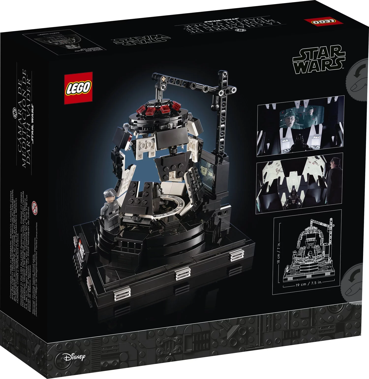 LEGO Star Wars Darth Vader Meditation Chamber 75296 Fun Creative Building Toy (663 Pieces)