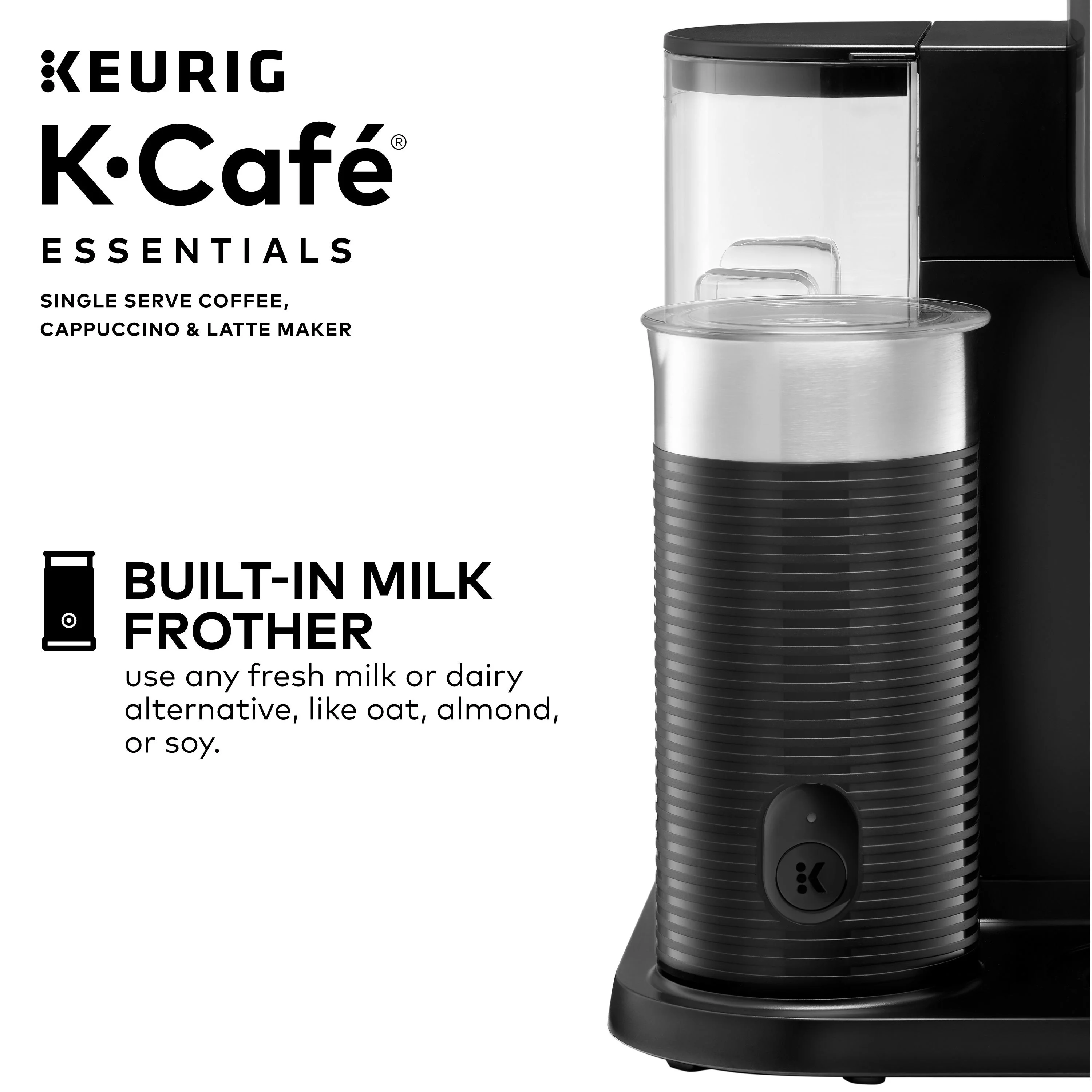 Keurig K-Caf?? Essentials Single Serve K-Cup Pod Coffee Maker, Black