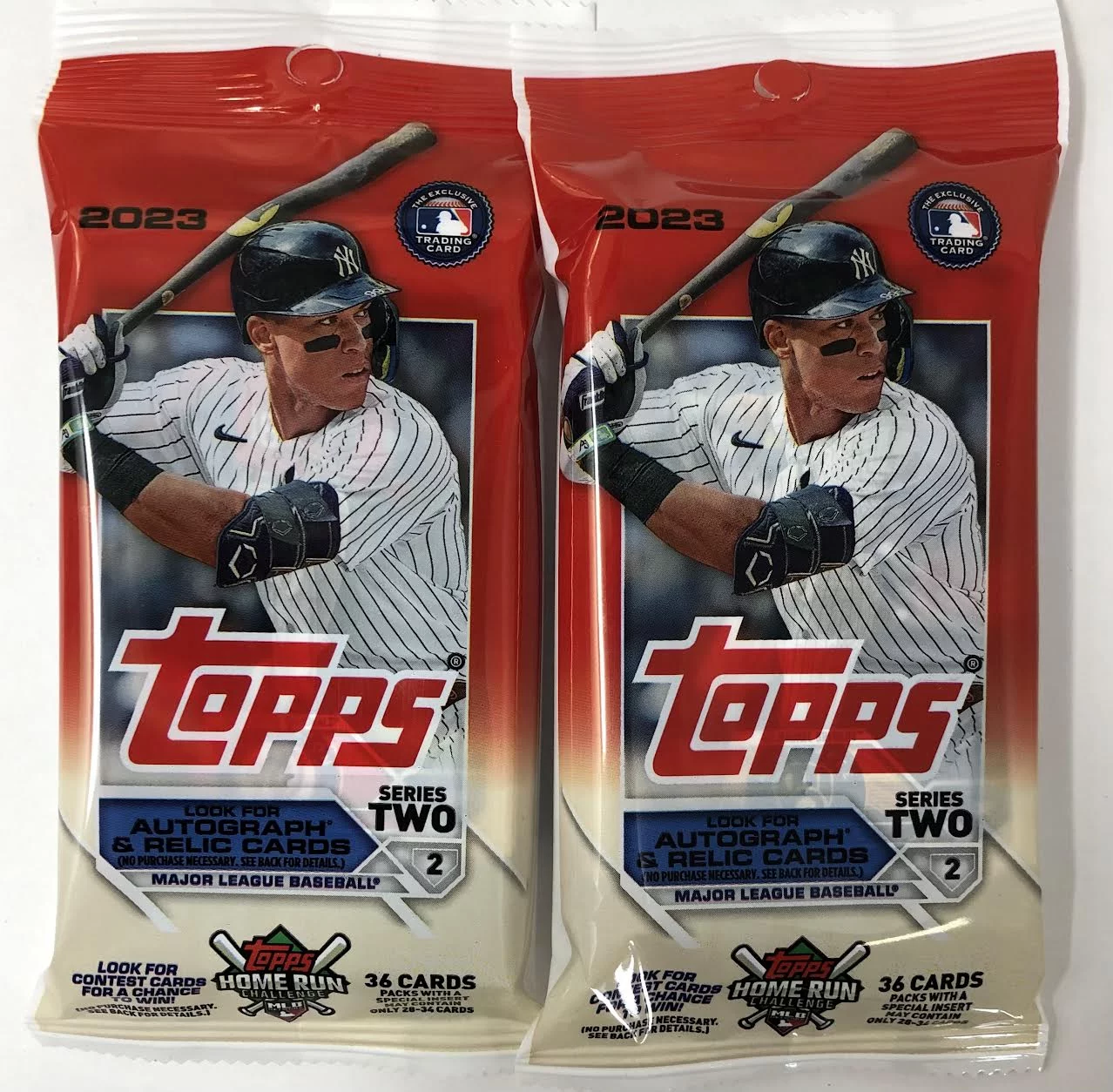 2023 Topps Baseball Series 2 Fat Packs- Contains 2 Fat Packs Totaling 72 Cards