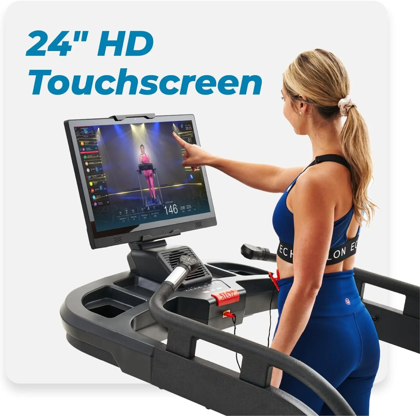 Echelon Stride-5s Smart Treadmill with 30-Day Free Trial Membership