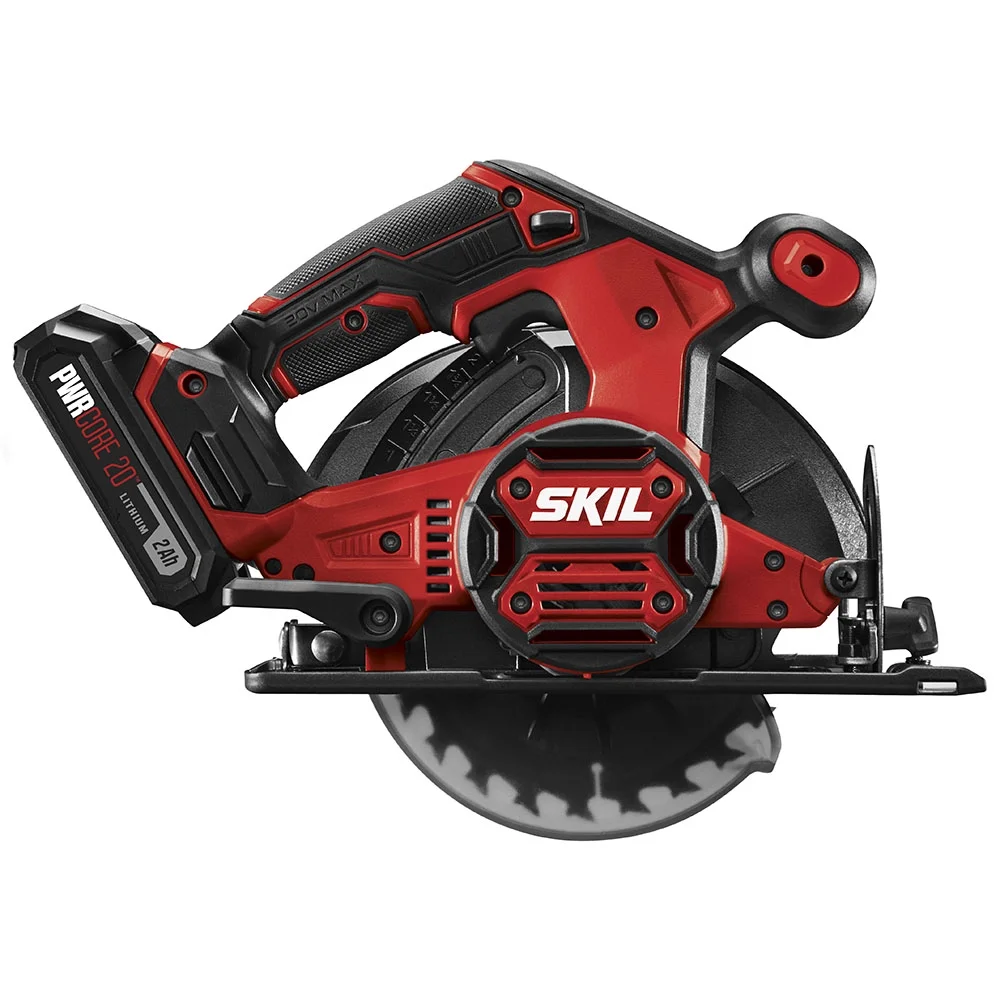 SKIL CR540602 20V 6-1/2” Cordless Circular Saw Kit with 2.0Ah Lithium Battery & Charger