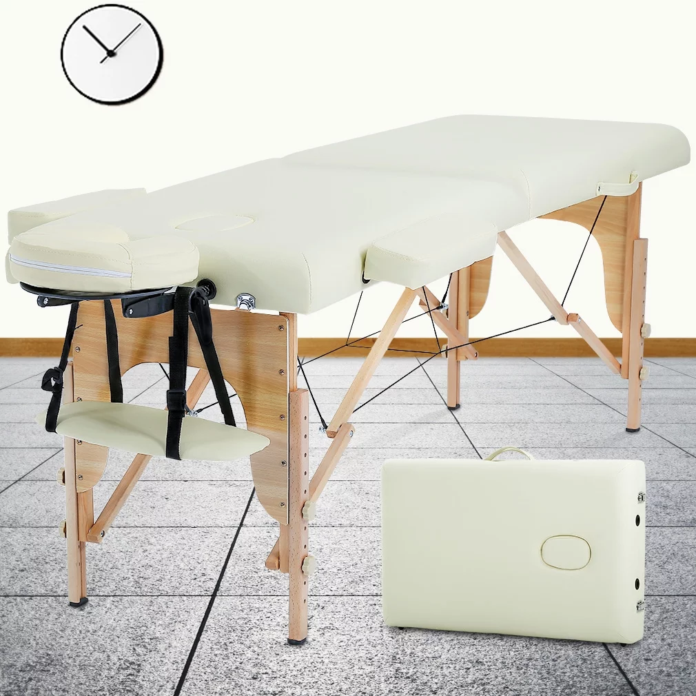 BestMassage 73″ Long Portable Folding Massage Table W/ Carry Case Table