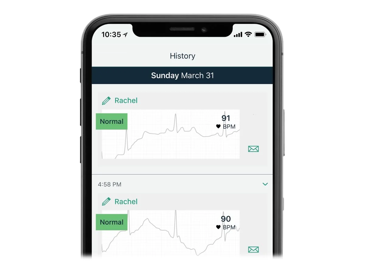 AliveCor Kardia Mobile 6L FDA Cleared- Mobile ECG Device, New