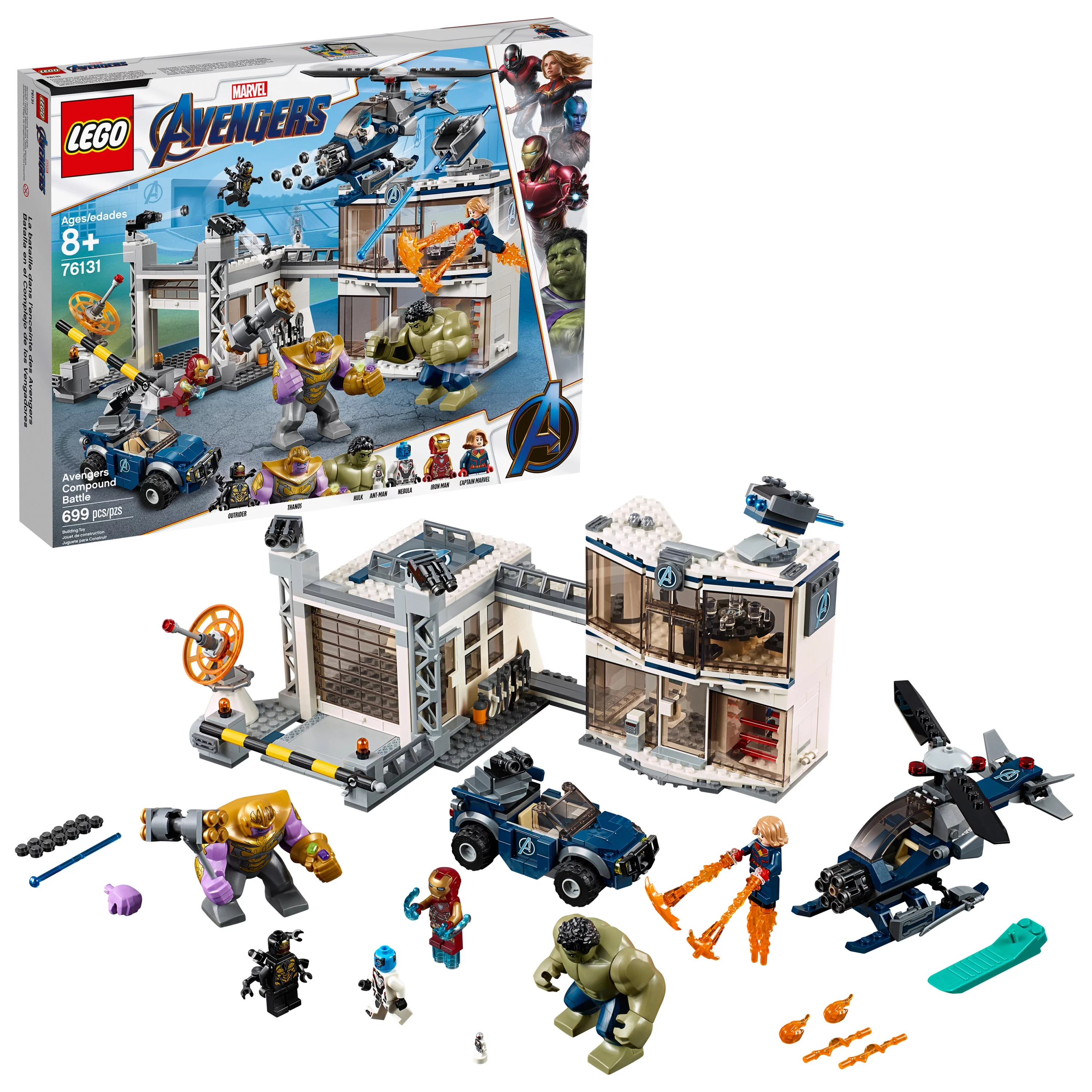 LEGO Marvel Avengers Compound Battle 76131 Building Set (699 pieces)