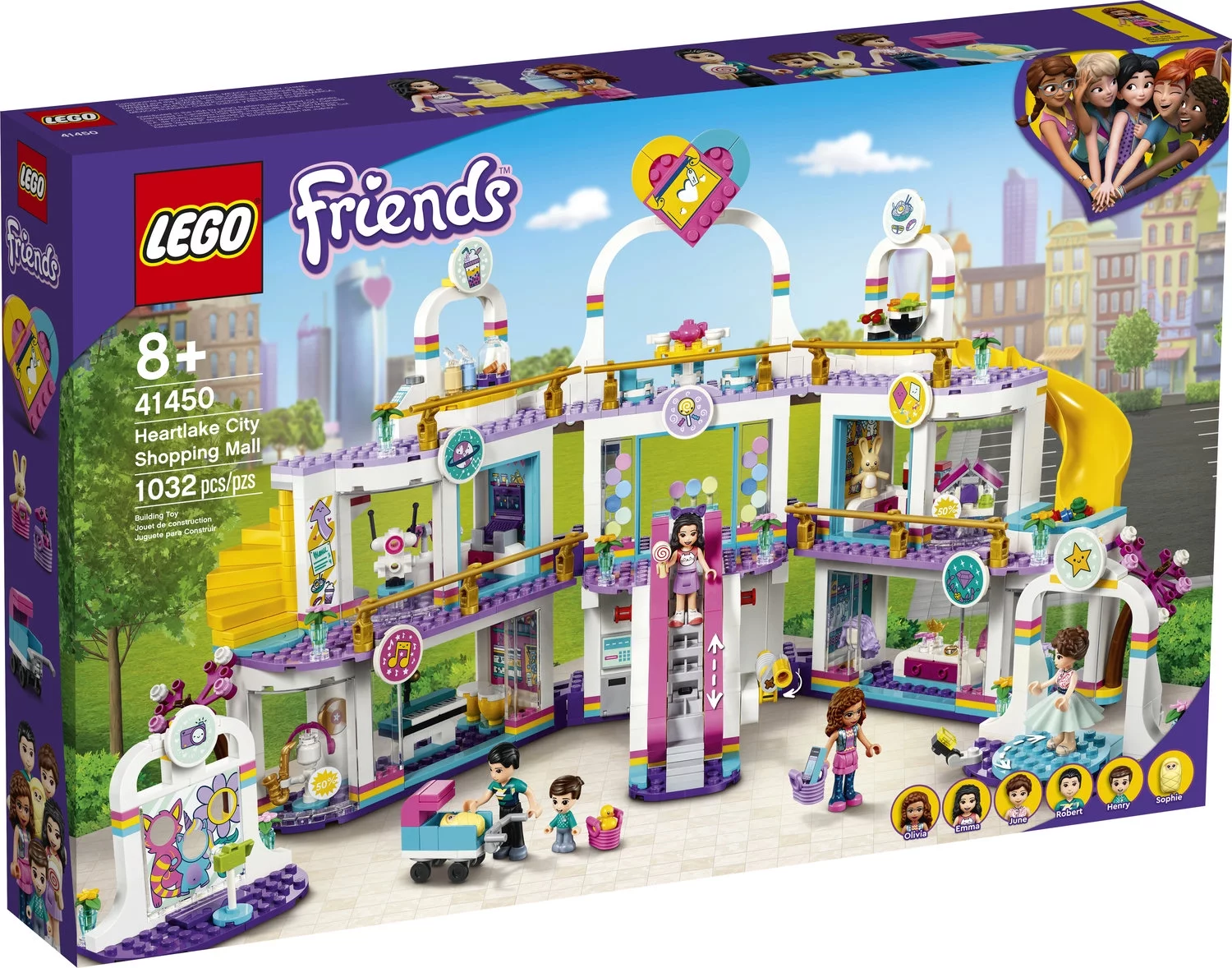 LEGO Friends Heartlake City Shopping Mall 41450 Building Toy for Kids (1,032 Pieces)