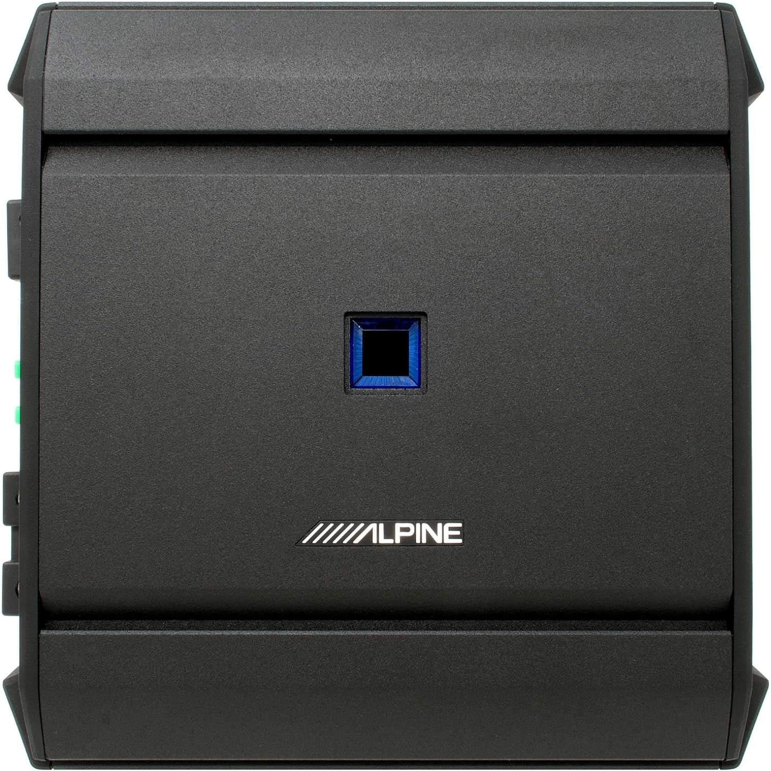 Alpine S-A60M Mono Digital Subwoofer Amplifier – 600 Watts x 1 2-Ohms & 330 Watts x 1 4-Ohms