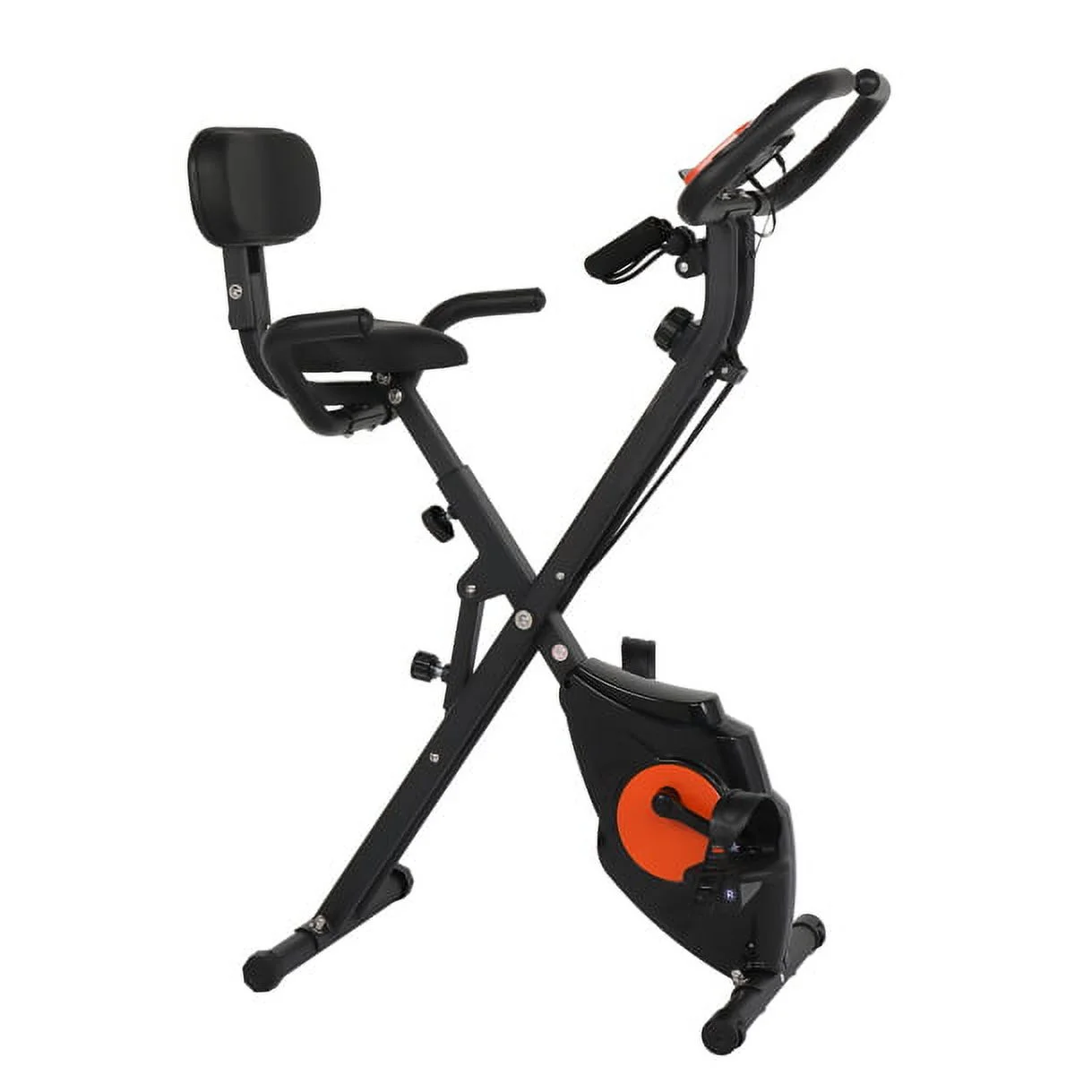 Fithood Home Folding Exercise Bike Black